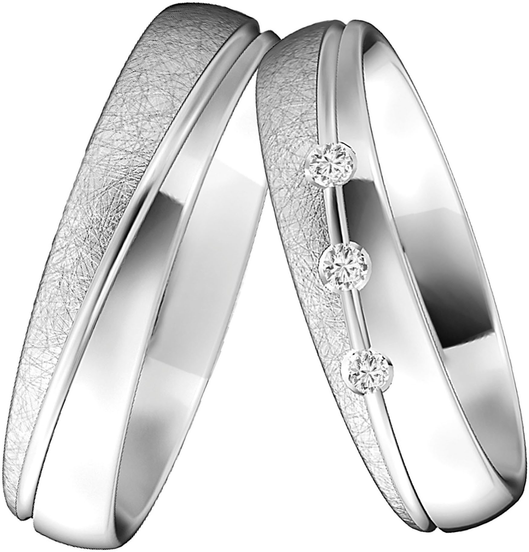 DOOSTI Trauring, wahlweise mit oder ohne Zirkonia günstig online kaufen