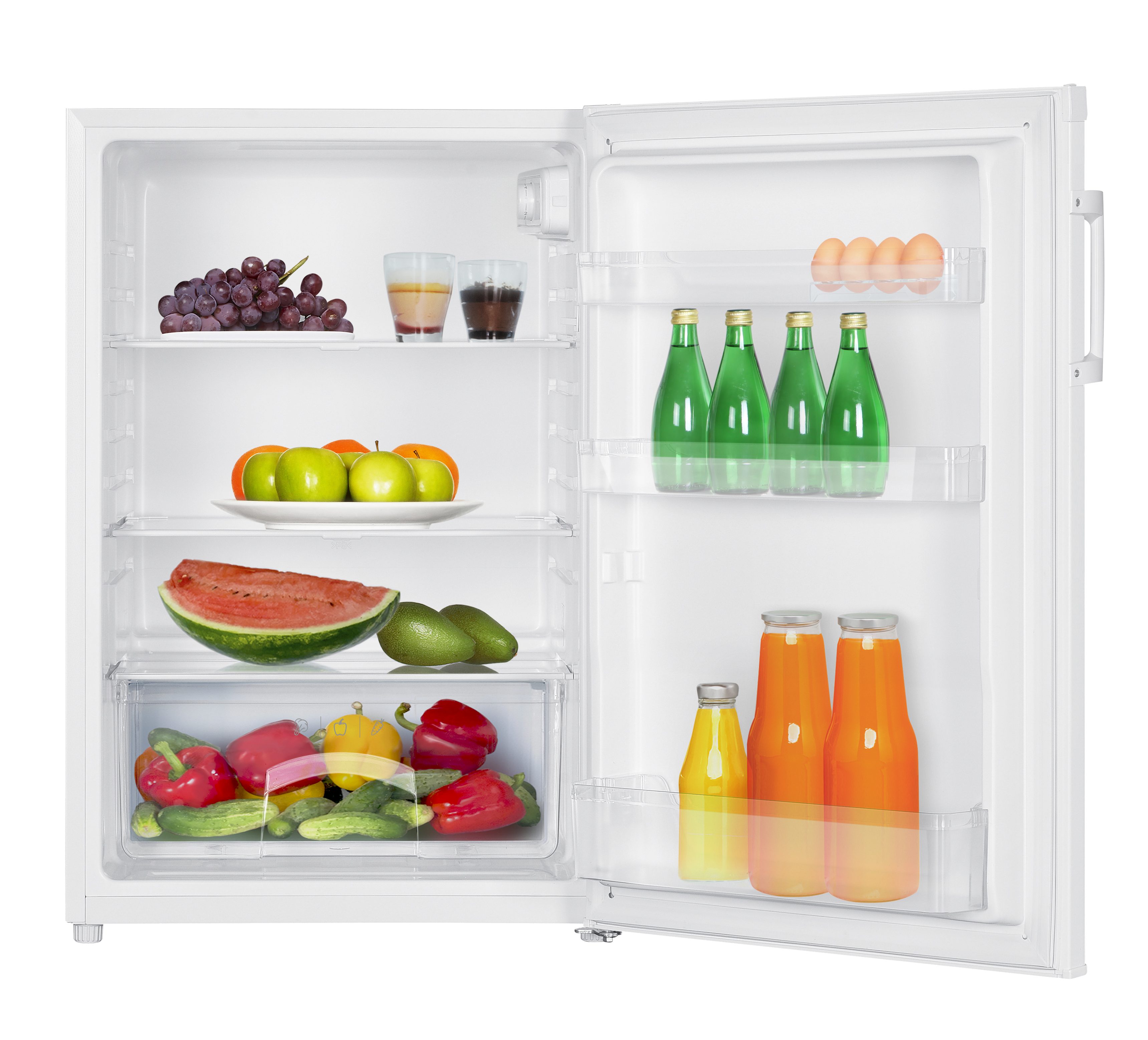 Amica Vollraumkühlschrank VKS 351 180 W, 85 cm hoch, 55 cm breit, Leise, komfortabel und flexibel – macht den Alltag leichter