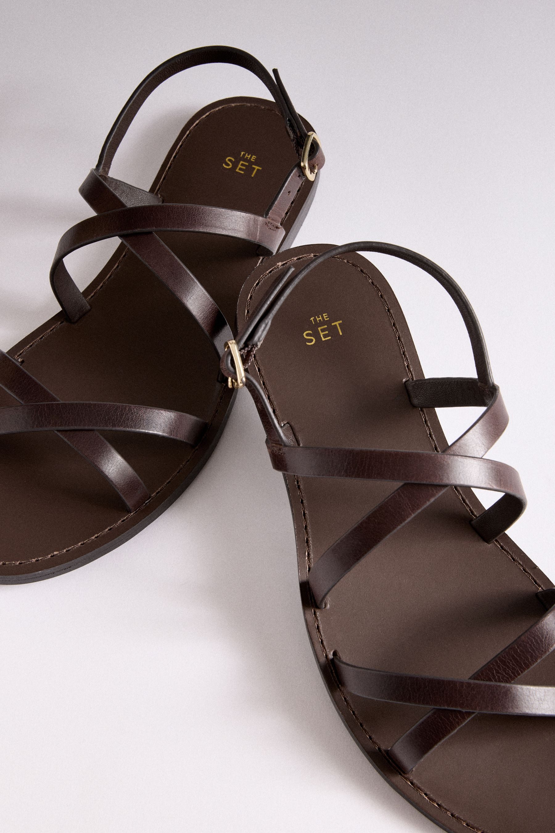 The Set The Set Slingback-Riemchensandalen mit Fußbett Slingsandale (1-tlg)