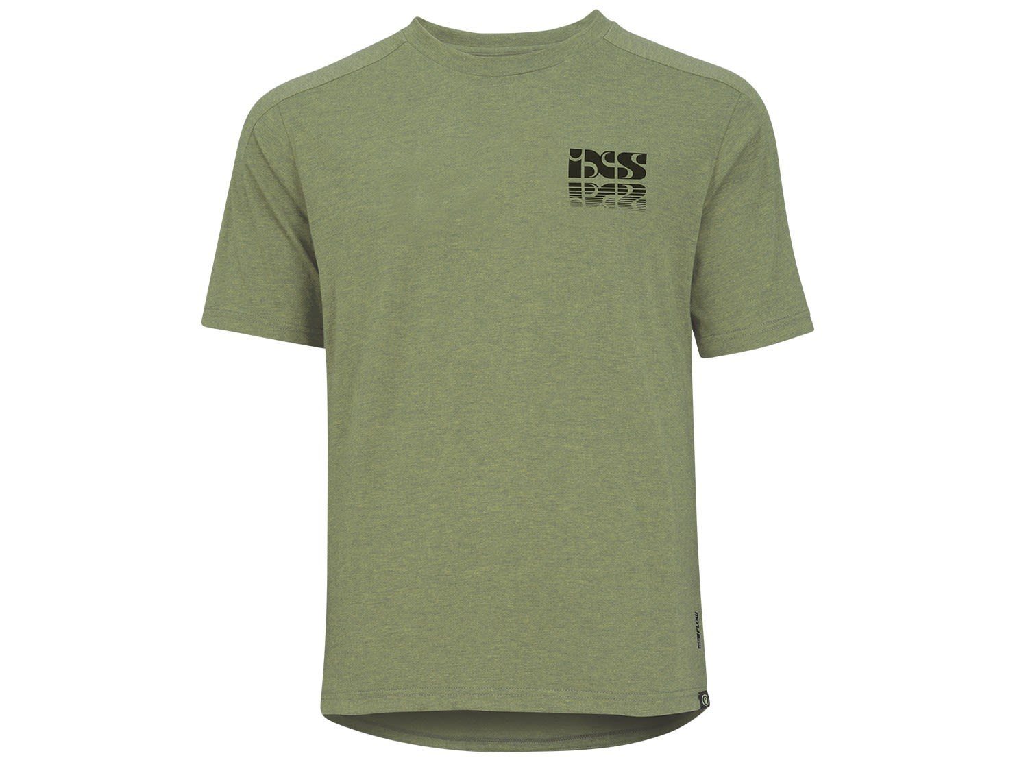Flow Sleeve Herren Tech IXS Short M T-Shirt Mirror Tee Green Ixs