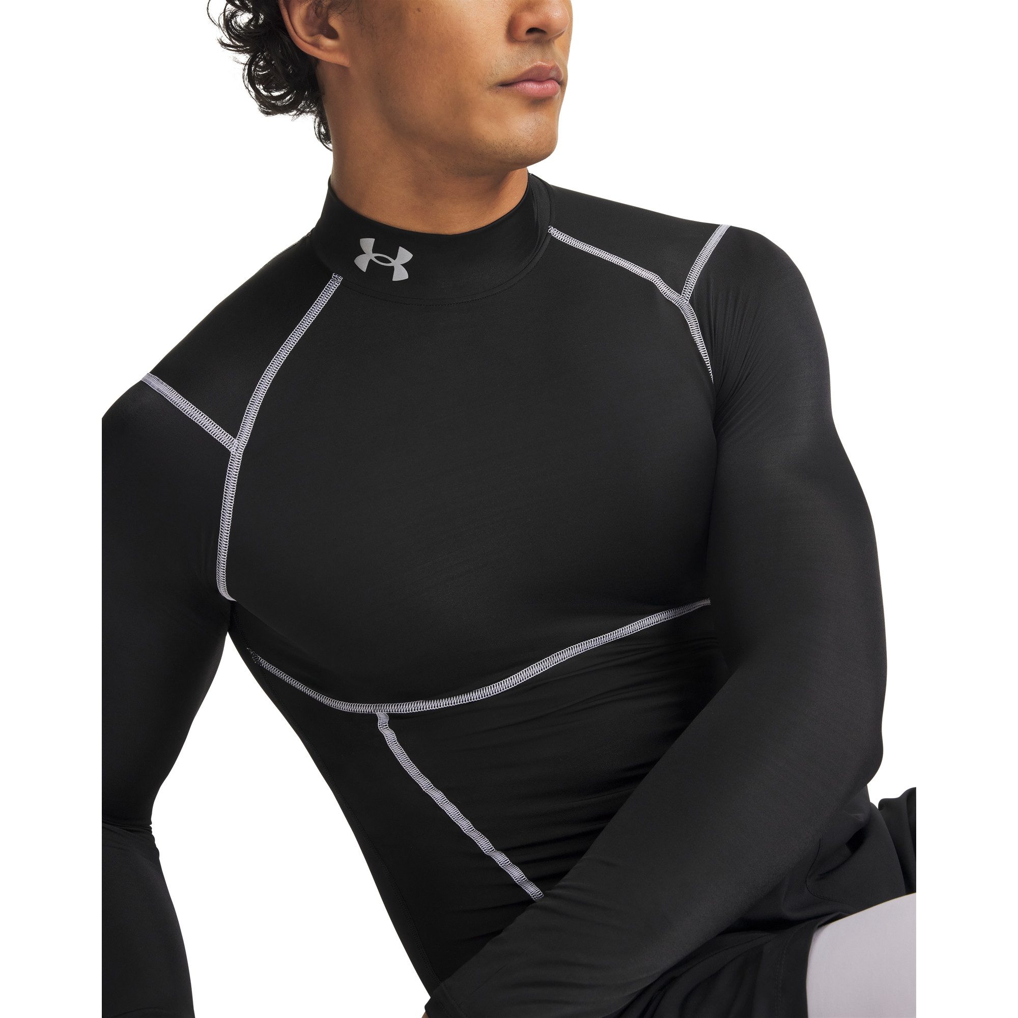 Under Armour® Unterziehshirt Under Armour Herren Compression HeatGear Elite Comp Mock 6015385
