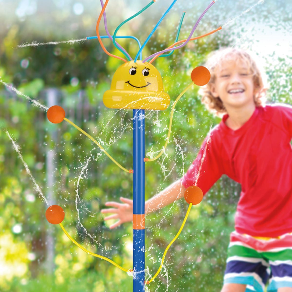 Eddy Toys Spiel-Wassersprenkler Waterzone Sprinkler - Gelb/Blau