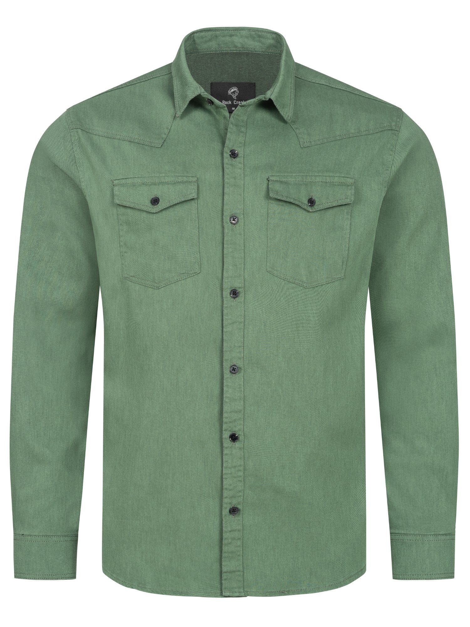 Rock Creek Jeanshemd Herren Jeanshemd mit günstig online kaufen