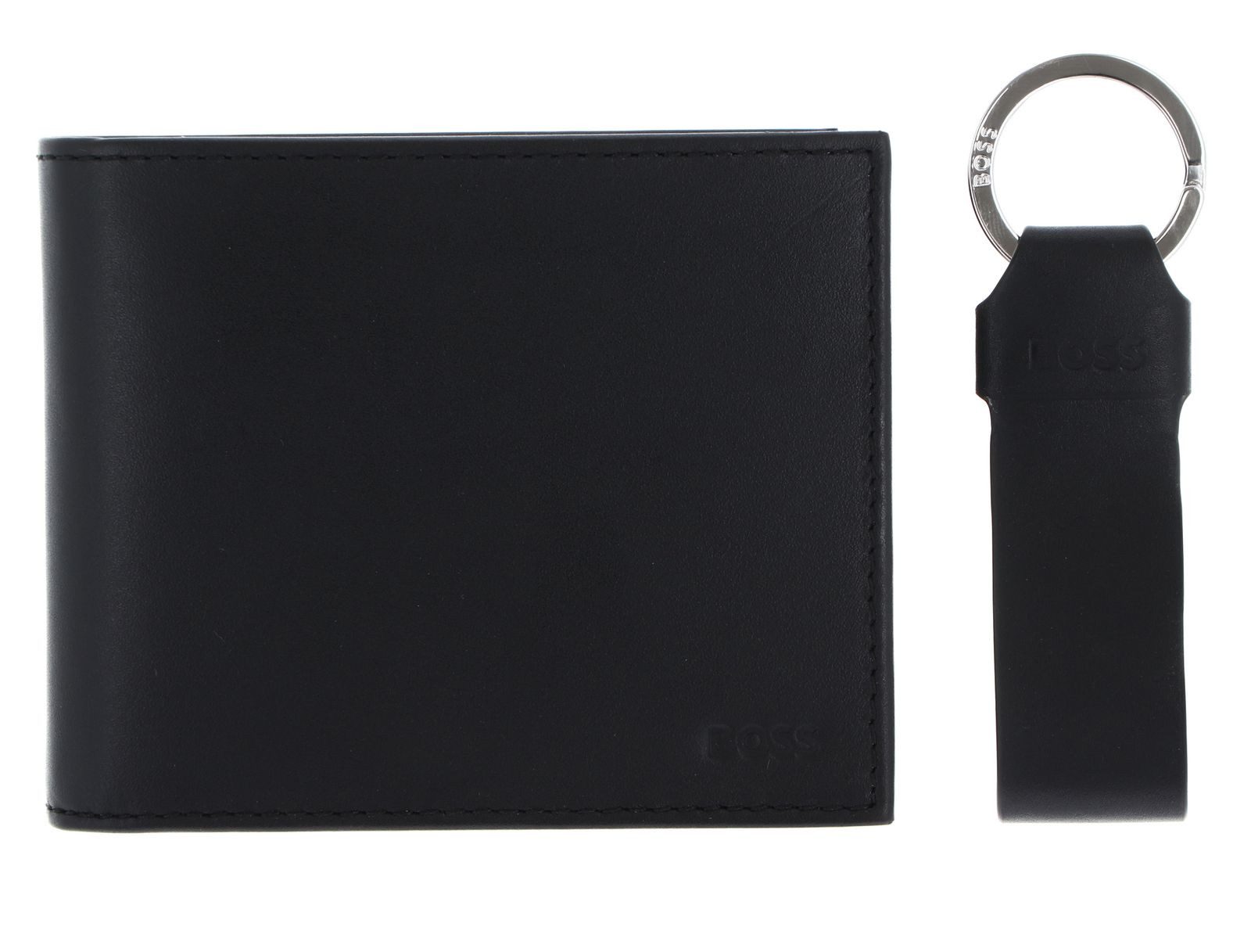 BOSS Geldbörse Gift Set Trifold Wallet / Keyring (Set, 2-tlg), aus echtem R günstig online kaufen