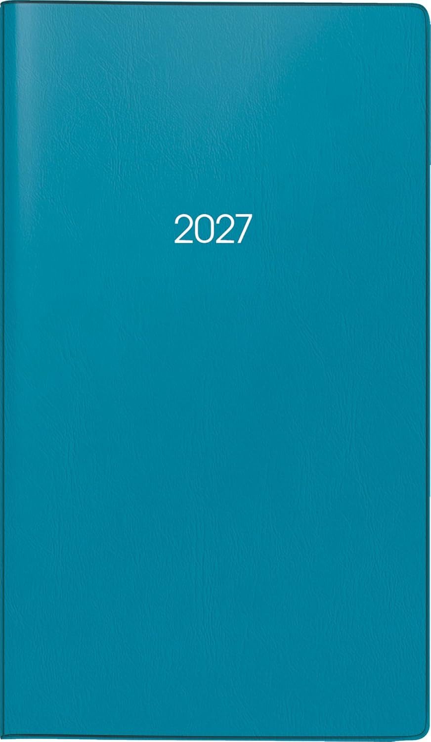BRUNNEN Taschenkalender BRUNNEN Taschenkalender Mod. 753 2027, A6, Kunststoff, petrol