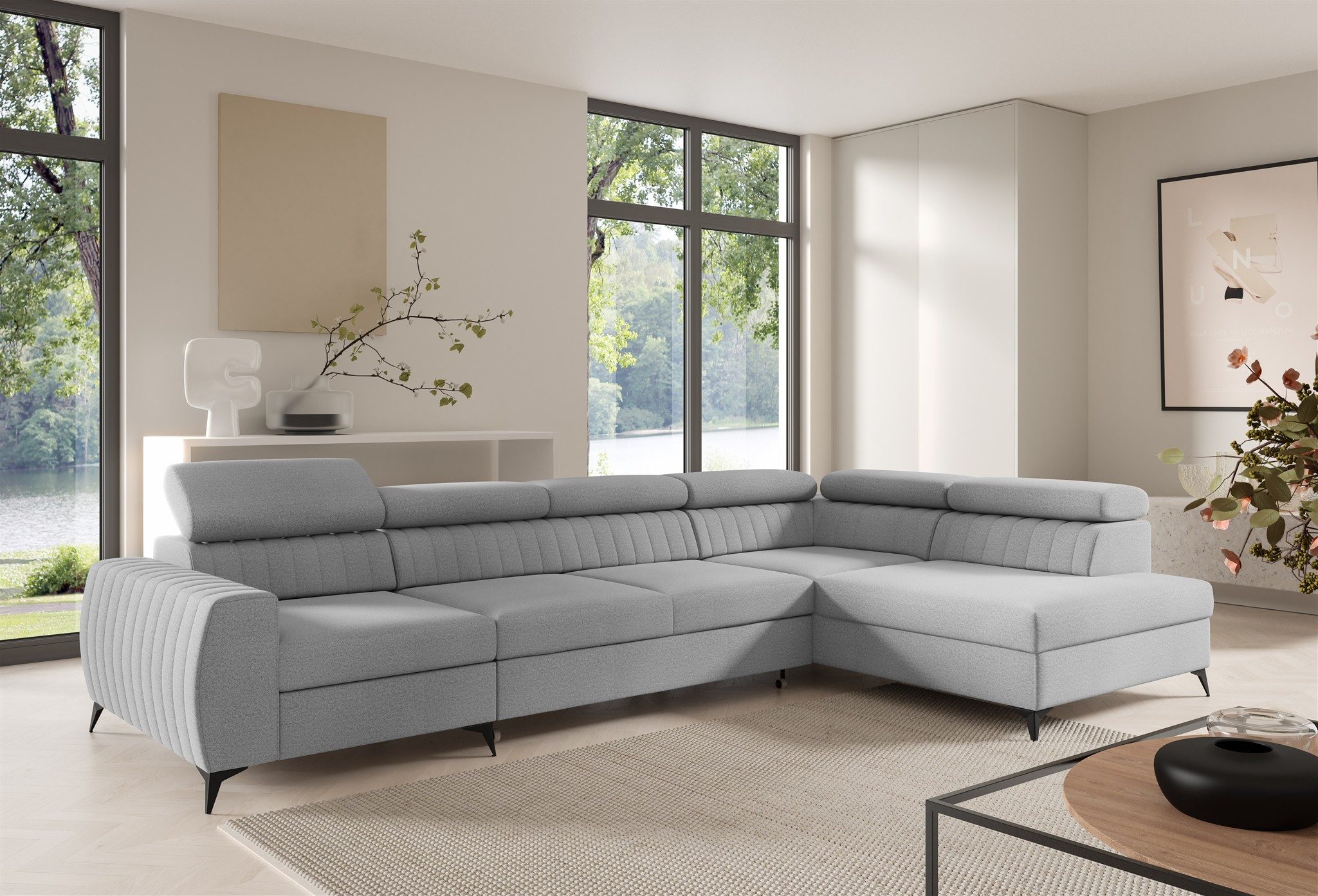 Fun Möbel Ecksofa Schlafsofa Sofa TORONTO günstig online kaufen
