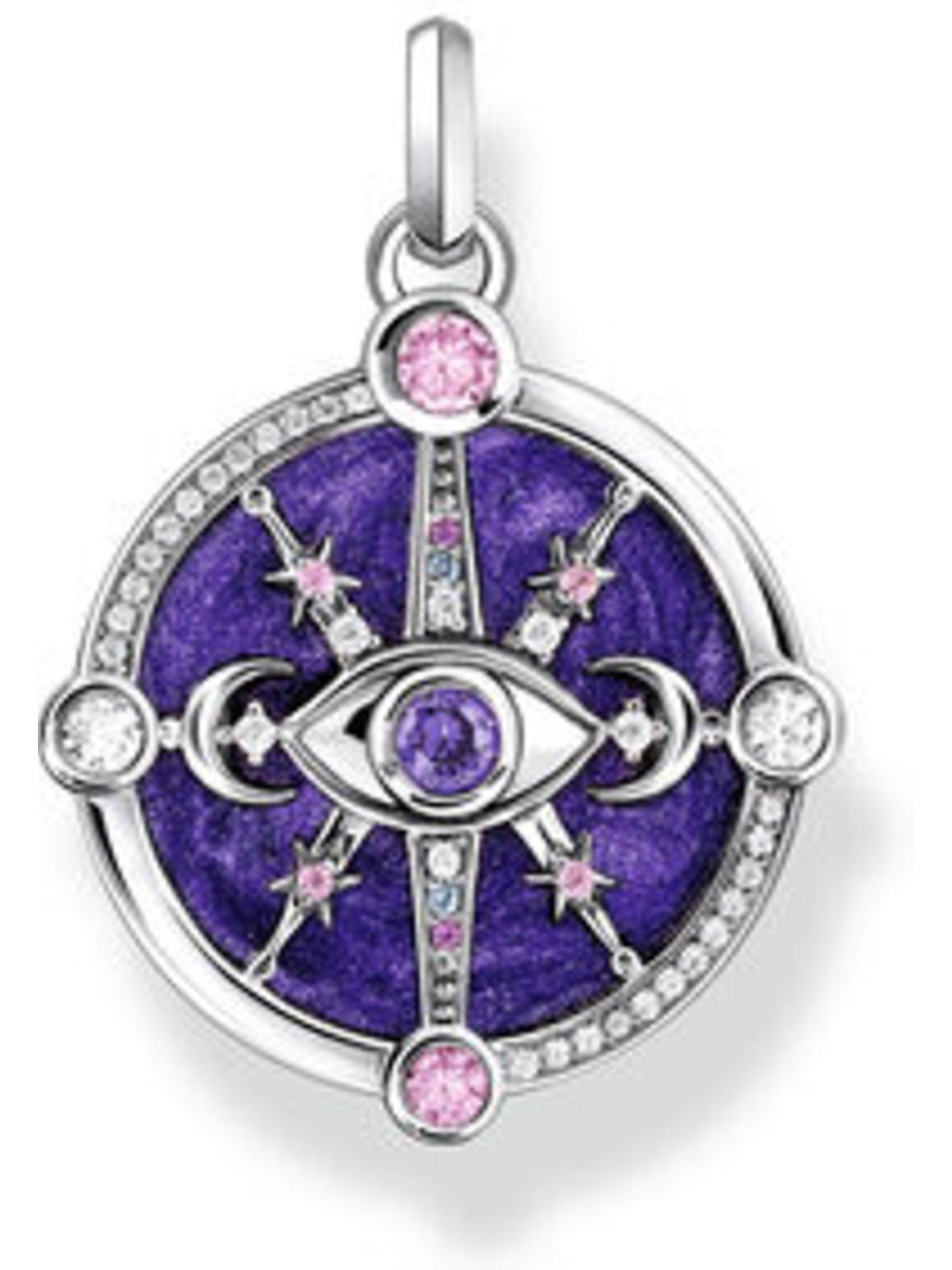 THOMAS SABO Kettenanhänger lila...