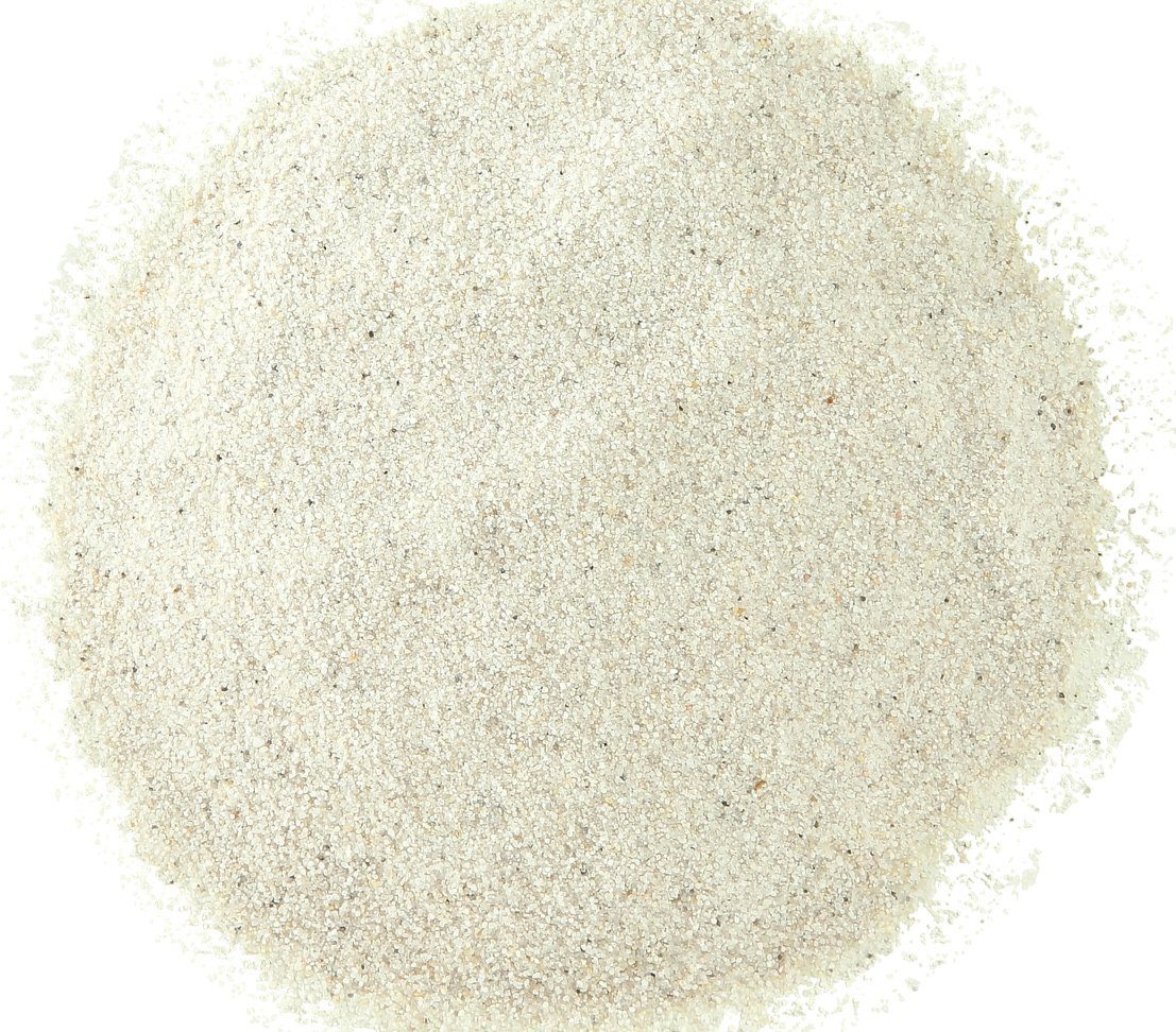 Dehner Aquarienkies Aquariensand, Körnung 0.4 - 1 mm, 3 x 5 kg, weiß