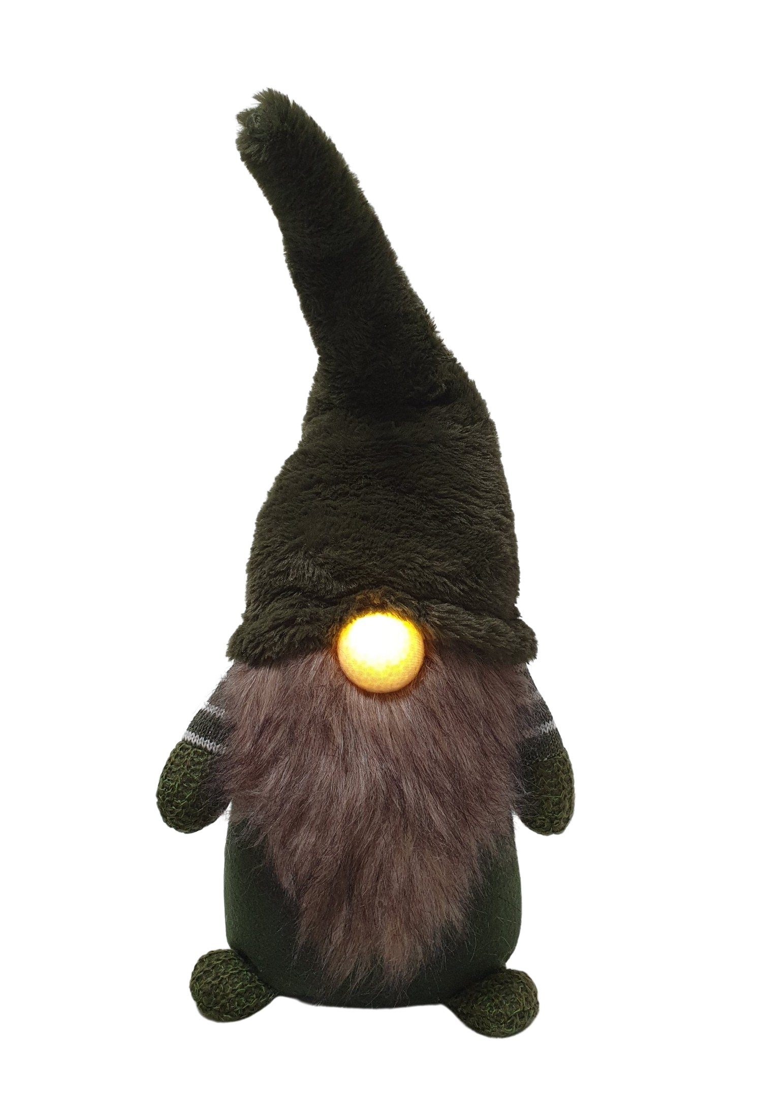 Thomas Philipps Weihnachtsfigur XXL Wichtel Mann Weihnachtswichtel mit LED Nase 56cm Weihnachtsmann