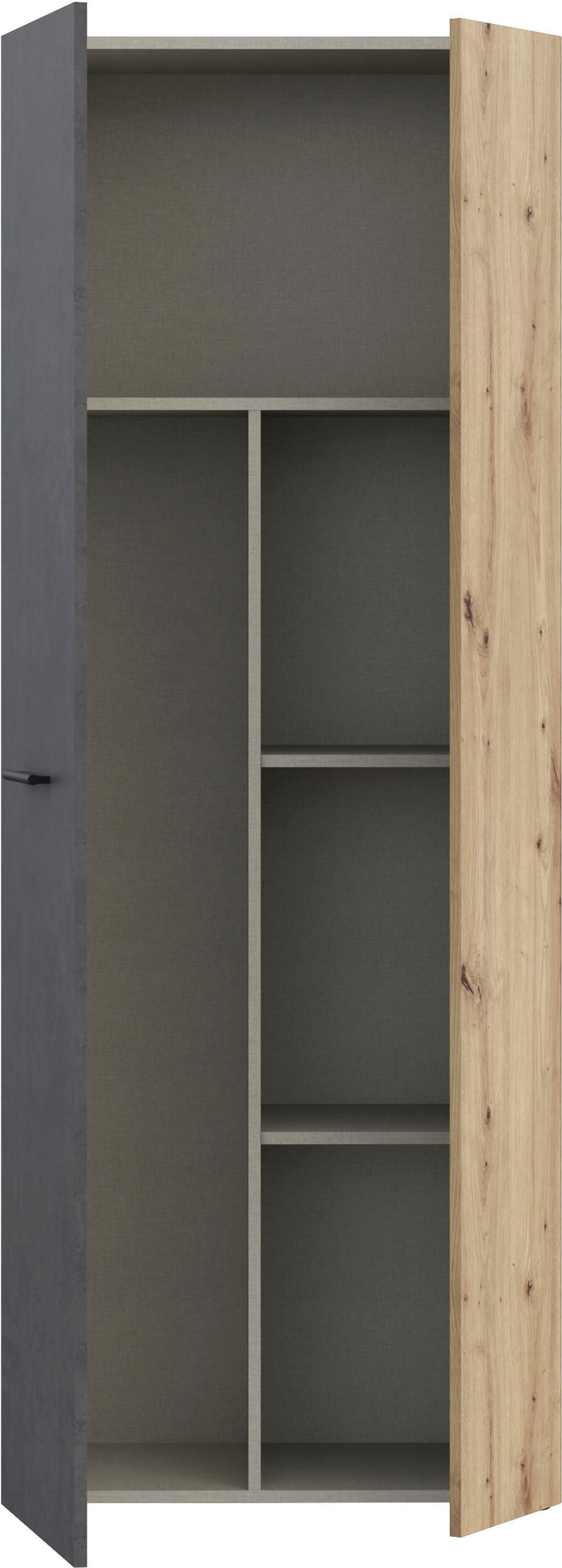 FORTE Mehrzweckschrank NET306 Mehrzweckschrank, inklusive Einlegböden, verschiedene Dekore