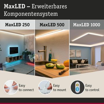 Paulmann LED Stripe Function MaxLED Flex-Connector 1m Weiß Kunststoff, 1-flammig, LED Streifen