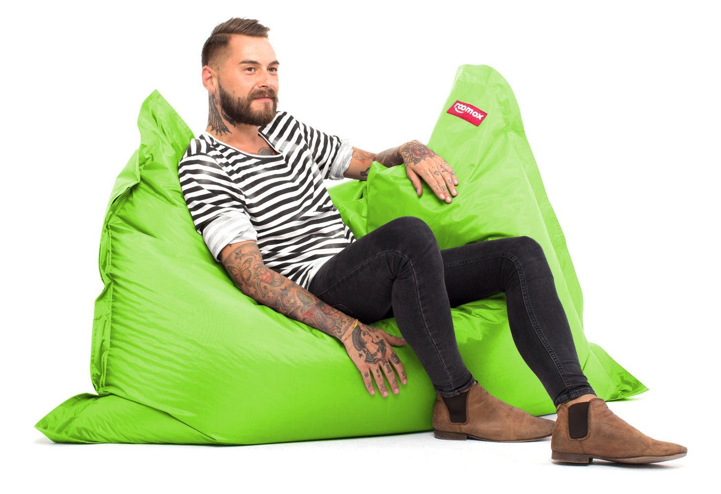 in einem Luxusgeschäft Roomox Sitzsack XXL-Sitzsack - Das Grün Original