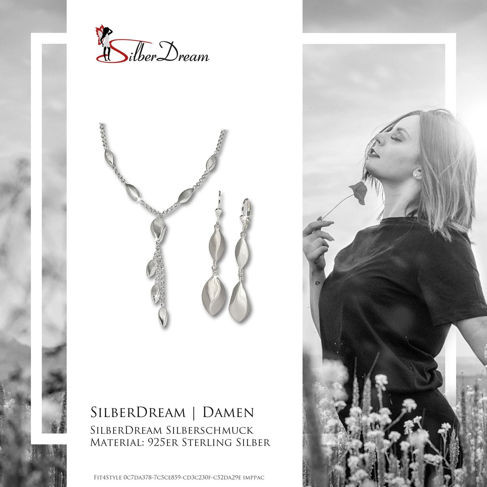 SilberDream Schmuckset SilberDream Collier & Ohrringe günstig online kaufen
