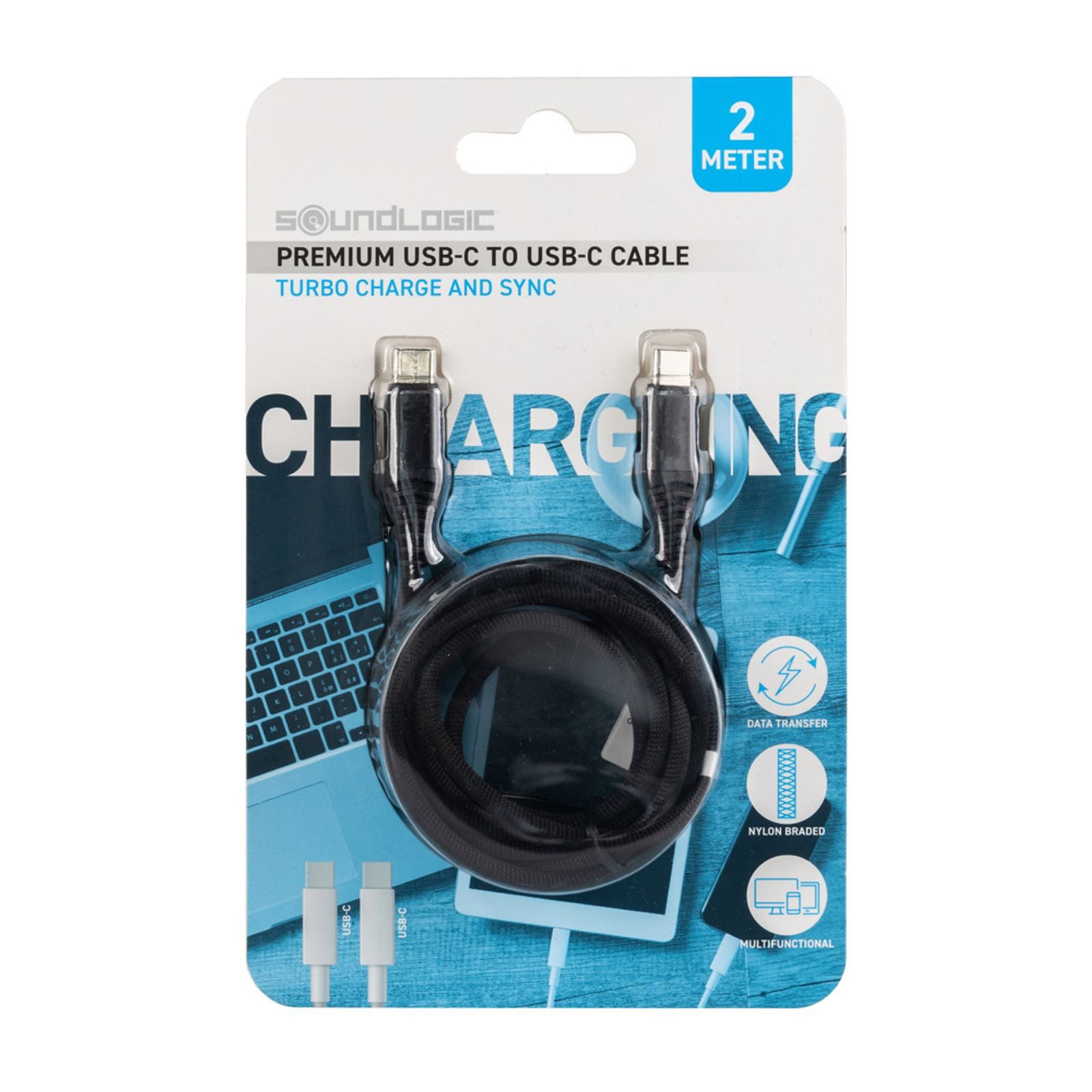 Karsten International Ladekabel Typ-C 2 m USB-C Schnellladung EU Standard 12er Set USB-Kabel