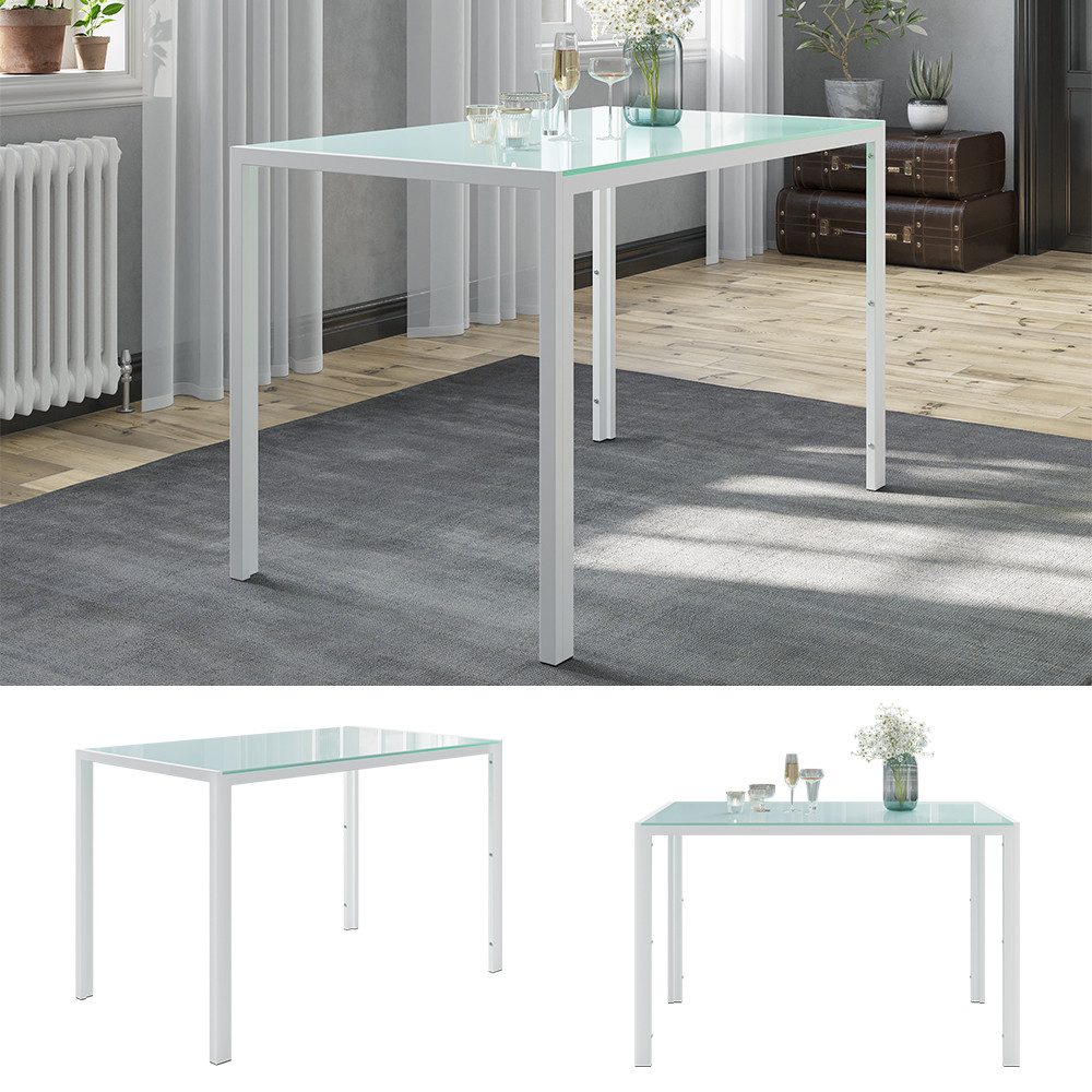 Vicco Esstisch Grand, Weiß, 120 x 75 cm günstig online kaufen