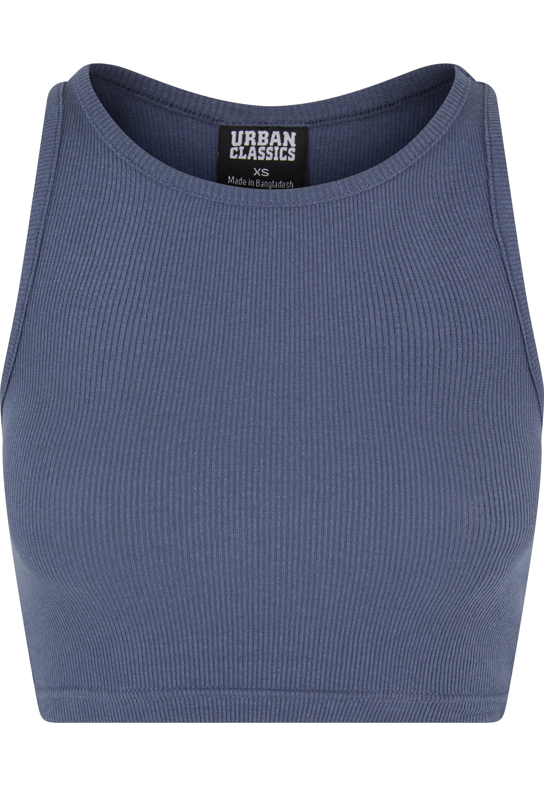 URBAN CLASSICS Tanktop Urban Classics Damen Ladies Cropped Rib Top (1-tlg) günstig online kaufen