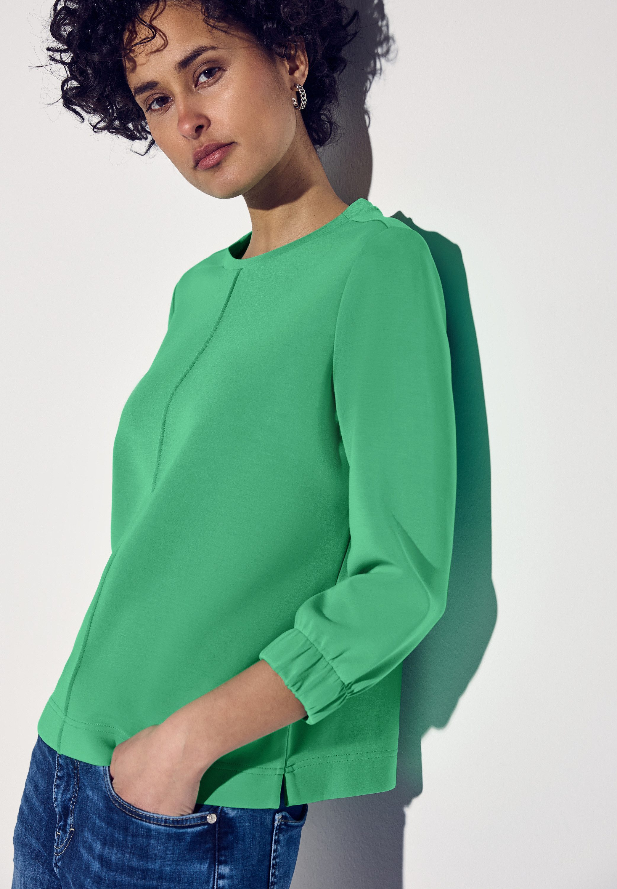 STREET ONE Sweater mit 3/4-Arm mit günstig online kaufen