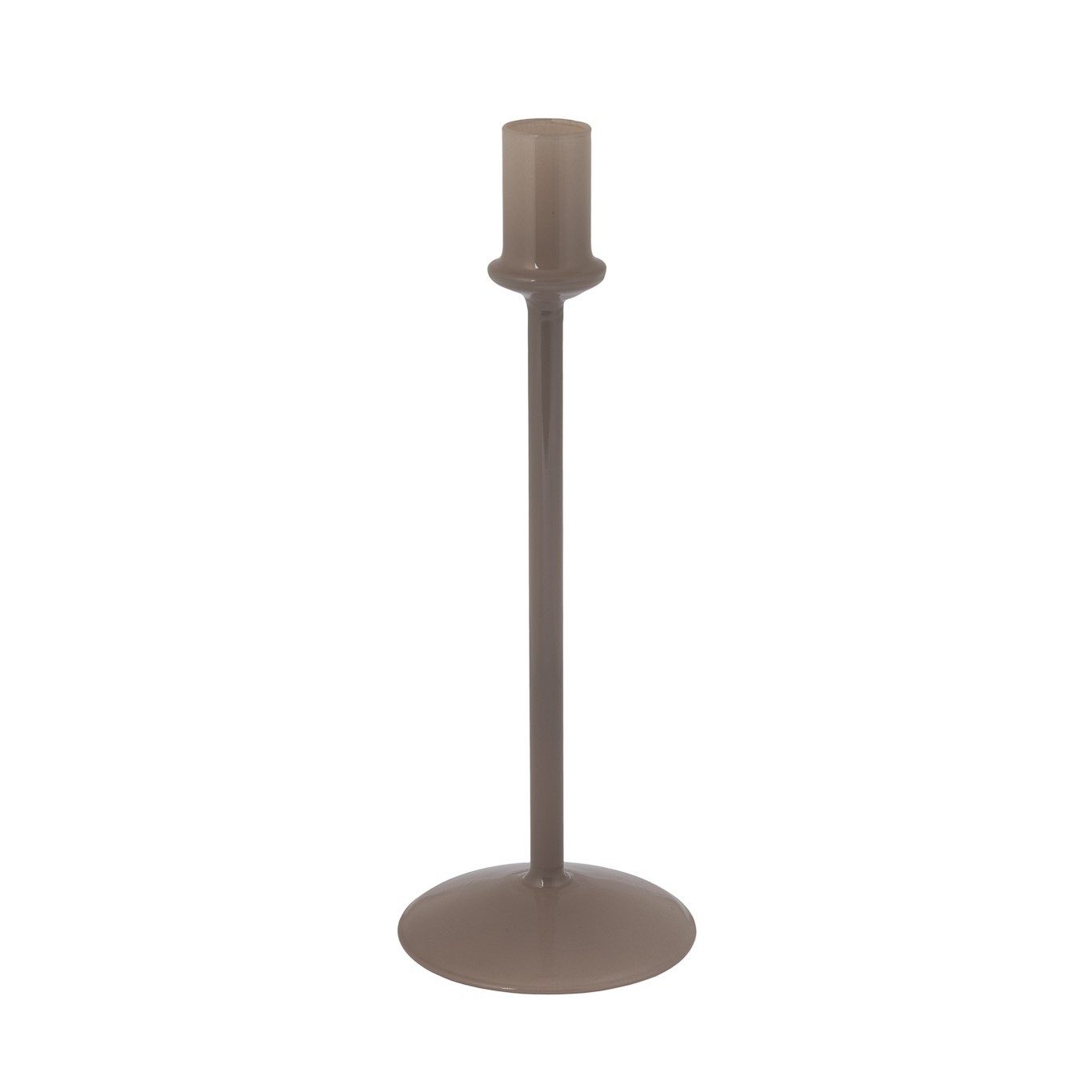 Storefactory Scandinavia Kerzenständer Kerzenständer ERSTAD L greige, Ø9x25cm