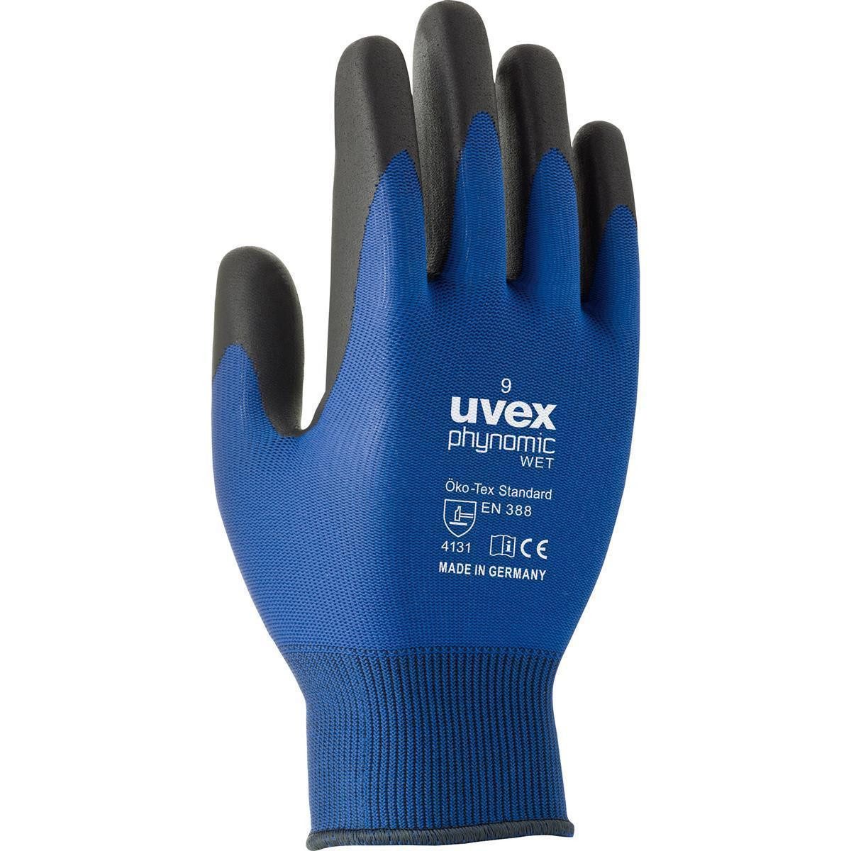 Uvex Latexhandschuhe uvex 6006009 Schutzhandschuhe Gr.9 blau