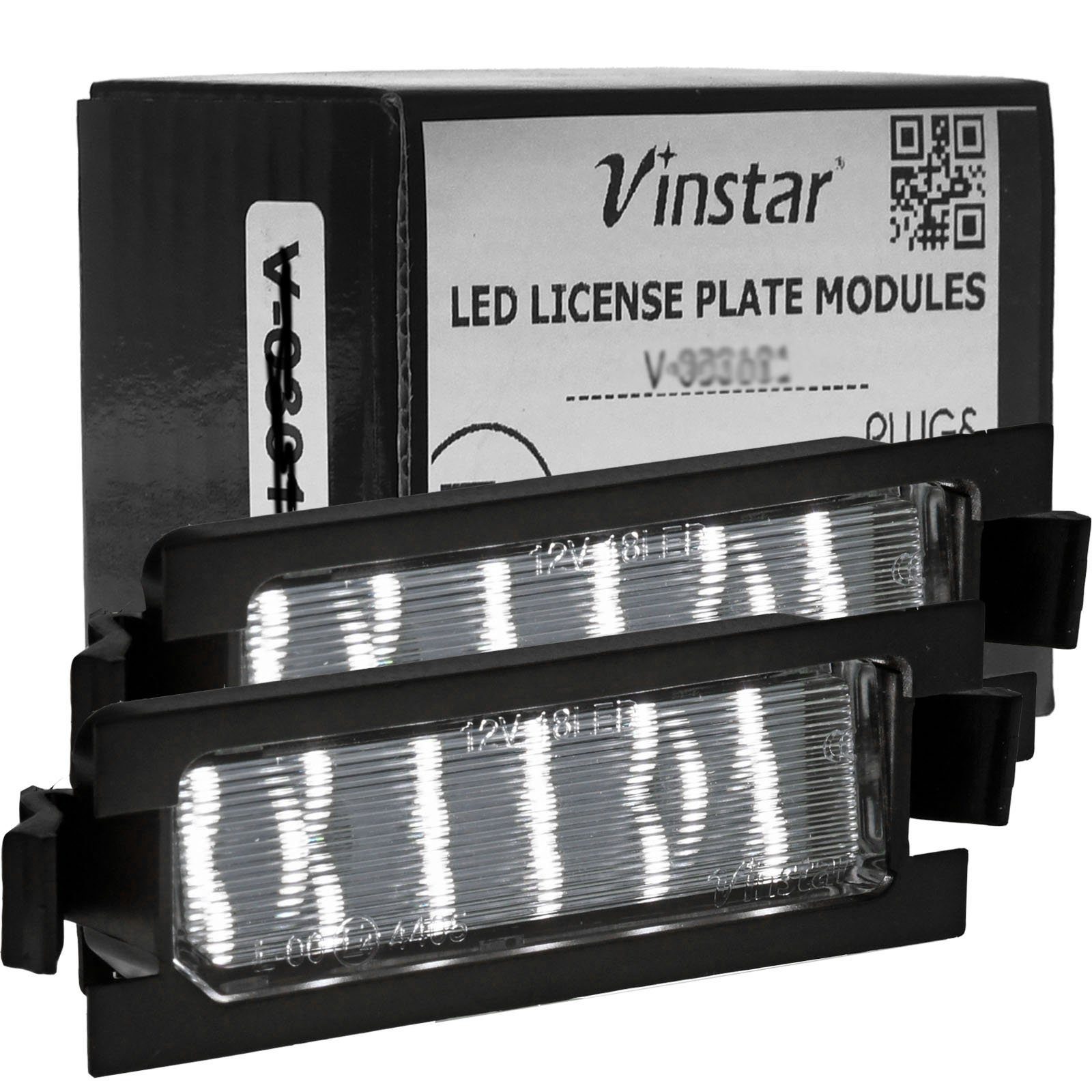 Vinstar KFZ-Ersatzleuchte LED Kennzeichenbeleuchtung E-geprüft für HYUNDAI, kompatibel mit: Hyundai i30 und KIA Ceed (KEINE Kombis) | Autolampen