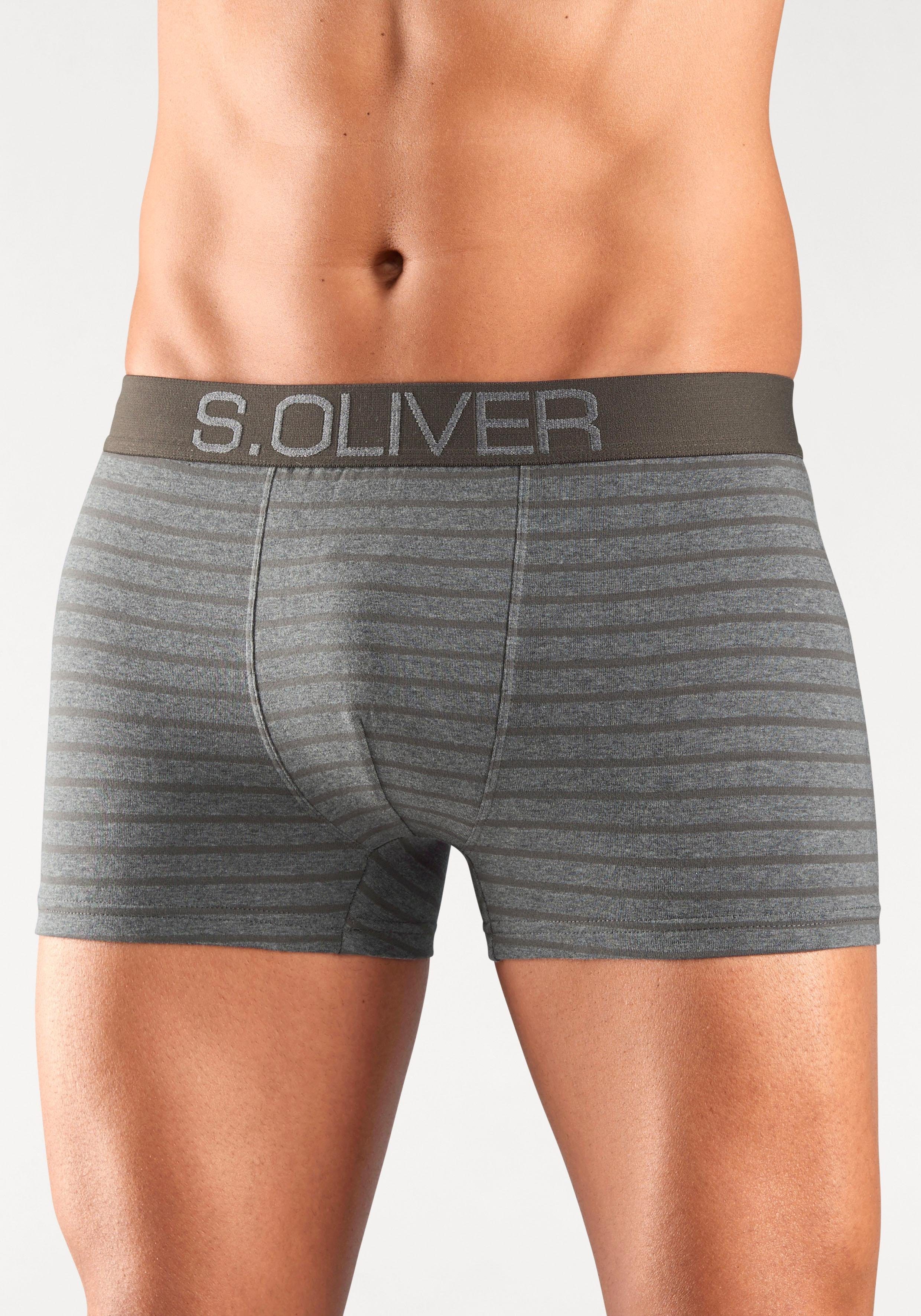 s.Oliver Boxer Boxershorts für Herren (Packung, 4-St) mit kontrastfarbenem Webbund – Bild 5 von 5