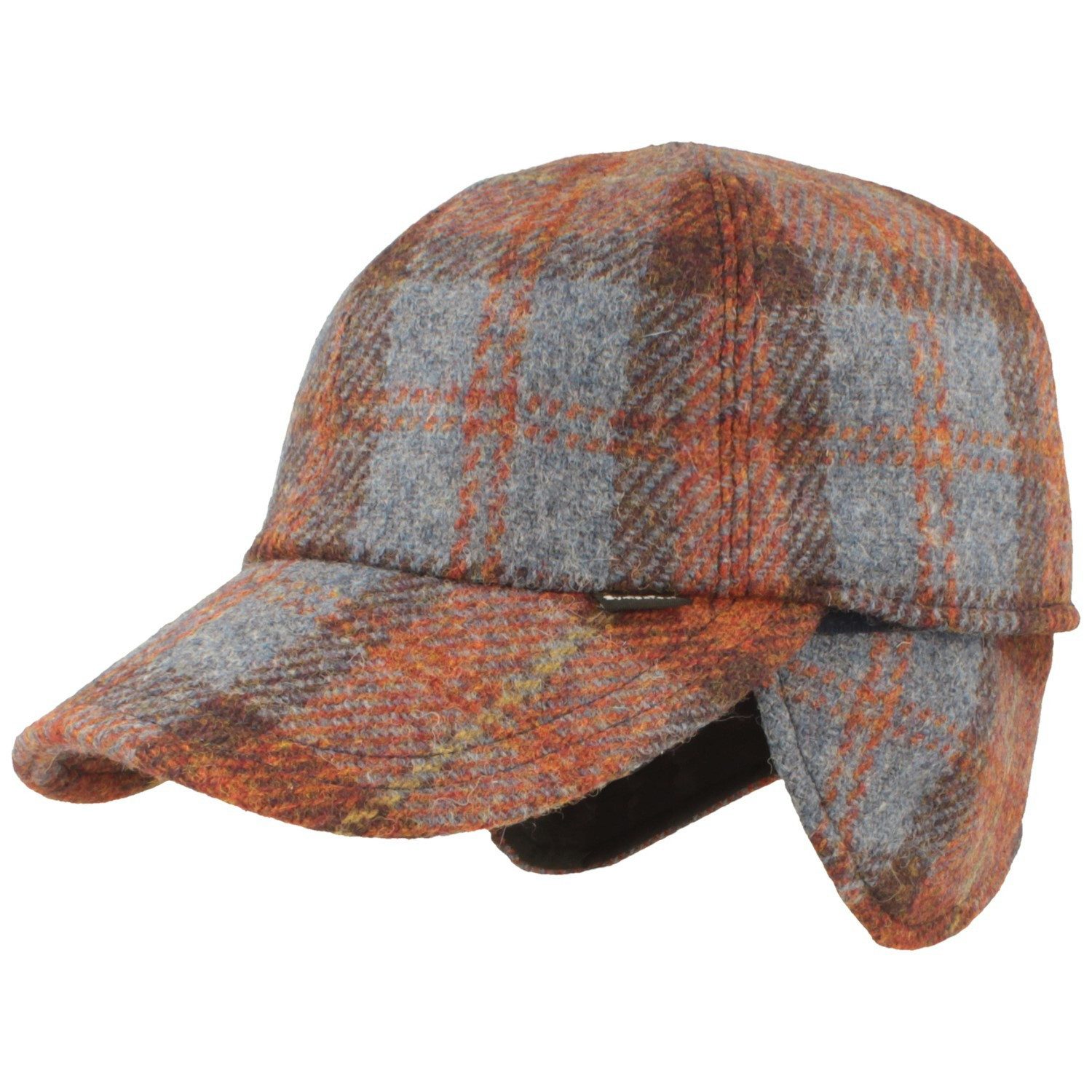 Breiter Baseball Cap BB Cap mit Ohrenschutz und Sympatex aus Wolle günstig online kaufen