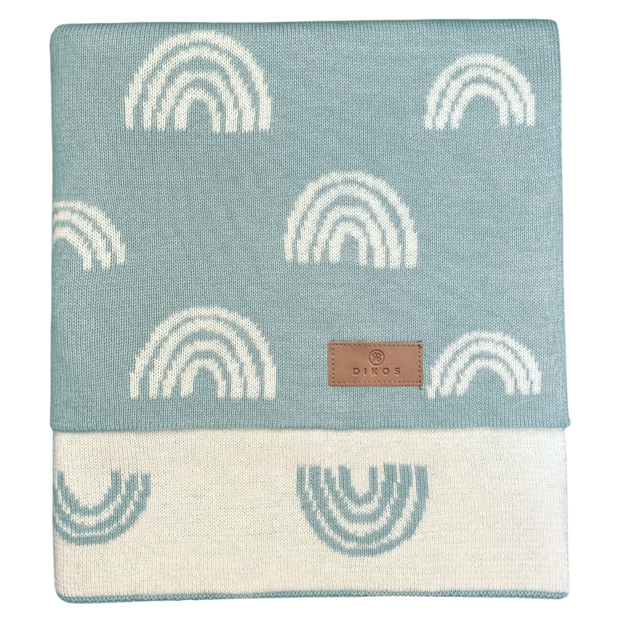 Babydecke DIKOS® Babydecke Baumwolle – Regenbögen günstig online kaufen