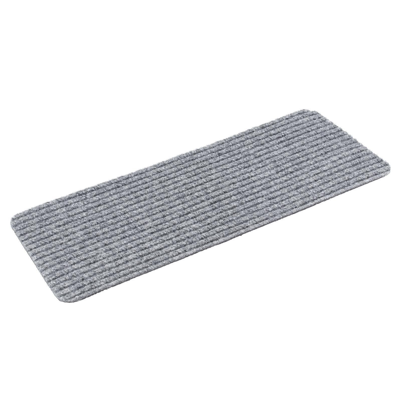 Metzker® Stufenmatte Stufenmatten Tulus Rechteckig - Aufleger Grau 18 Stück, rechteckig ohne Winkel, Höhe: 7 mm, 18 Stück im Set - Grau
