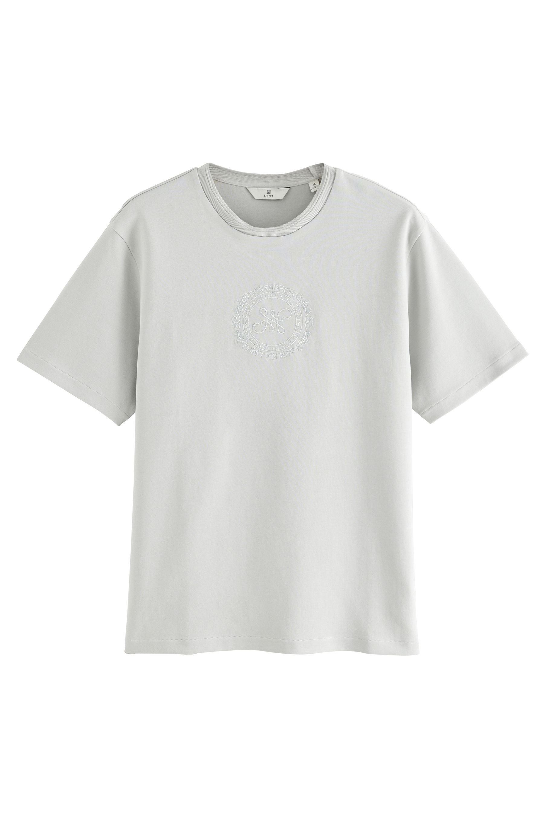 Next T-Shirt T-Shirt mit Grafik-Print und Stickerei (1-tlg) günstig online kaufen