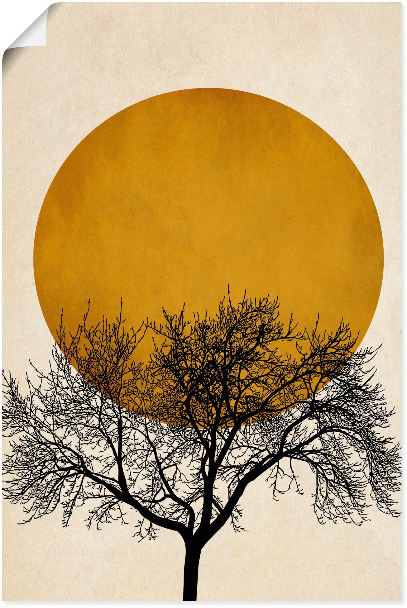 Artland Poster Wintermorgen, Baumbilder (1 St), ohne Rahmen
