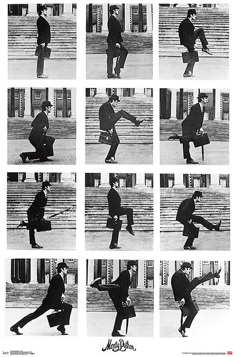 Close Up Poster Monty Python Silly Walks Poster 55,5 x 86,5 cm