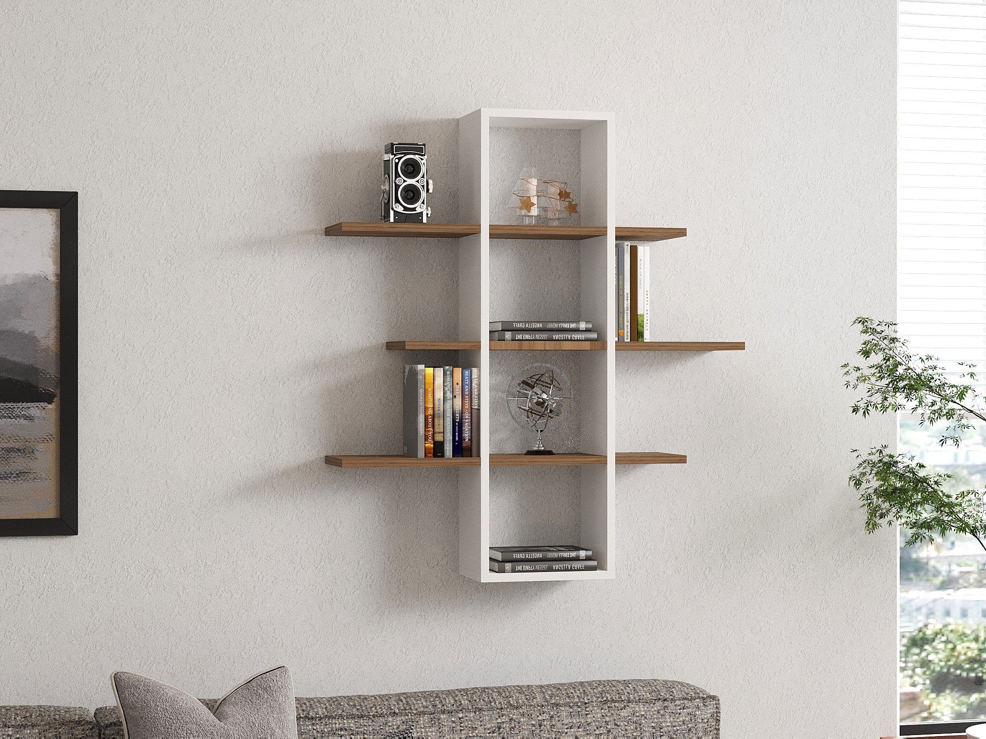 Skye Decor Wandregal 100% MELAMINE COATED PARTICLE BOARD, 101 cm x 19,6 cm günstig online kaufen