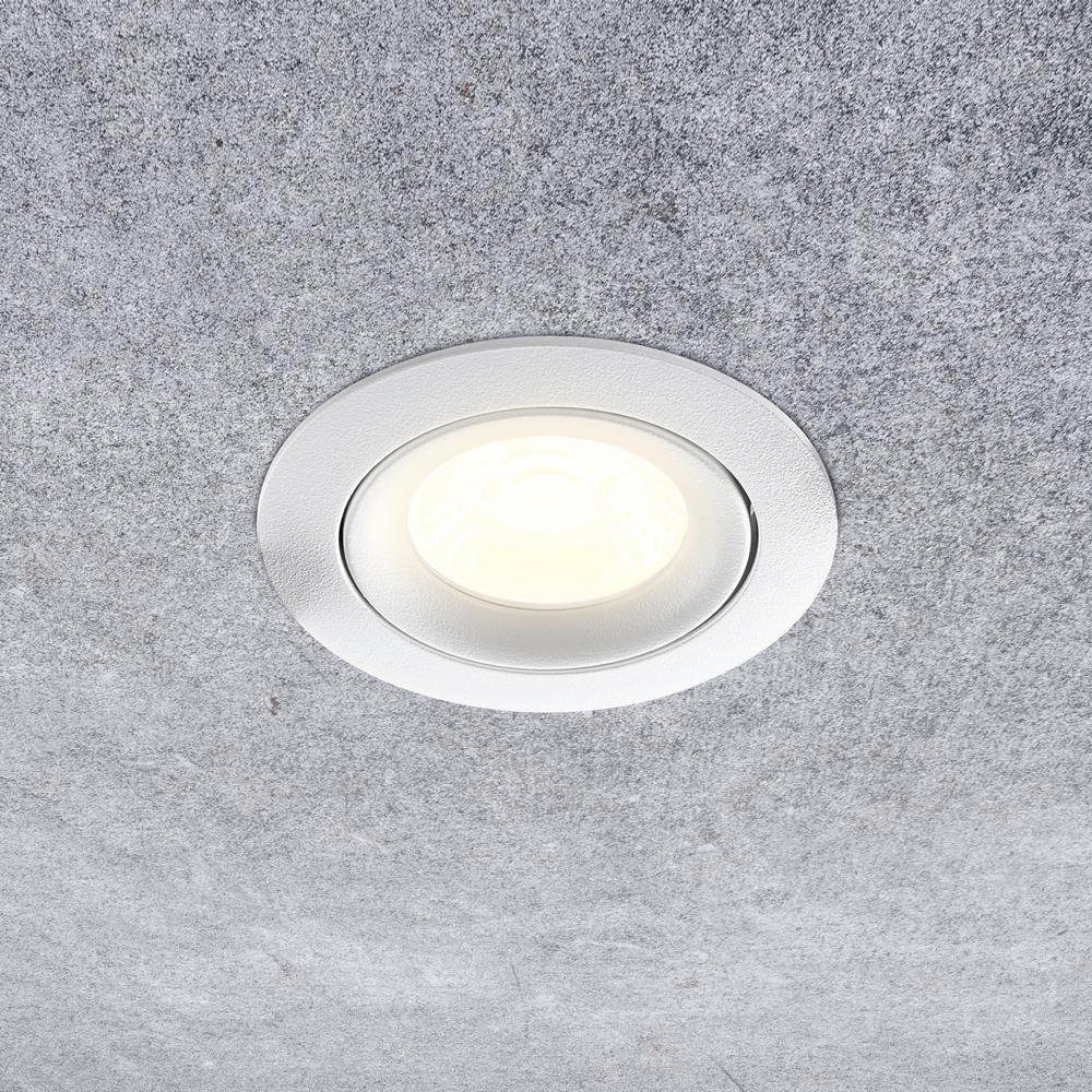 click-licht LED Einbauleuchte LED Einbaustrahler Dl6808 in Weiß 6W 400lm IP54, keine Angabe, Leuchtmittel enthalten: Ja, fest verbaut, LED, warmweiss, Einbaustrahler, Einbauleuchte