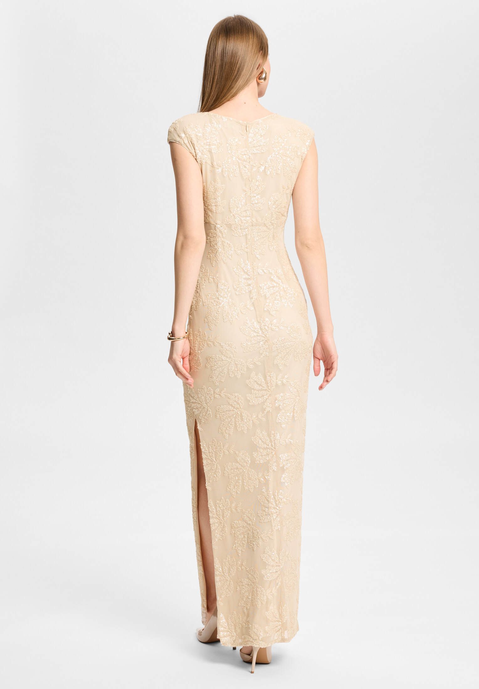 SWING Abendkleid - Abendkleid aus besticktem Mesh