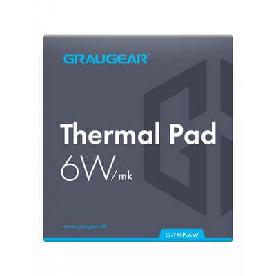 GRAUGEAR Wärmeleitpaste G-TMP-6W, Wärmeleitpad für CPU oder Speicher, 100 x 100 x 1 mm, 100x100 x 1,5 mm