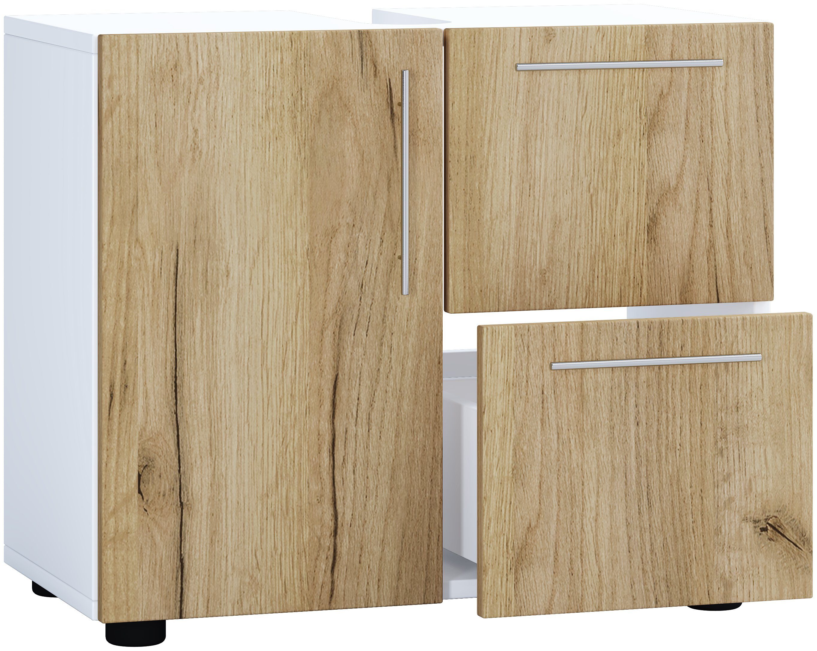 VCM Waschbeckenunterschrank Holz Badmöbel Badunterschrank Flandu günstig online kaufen