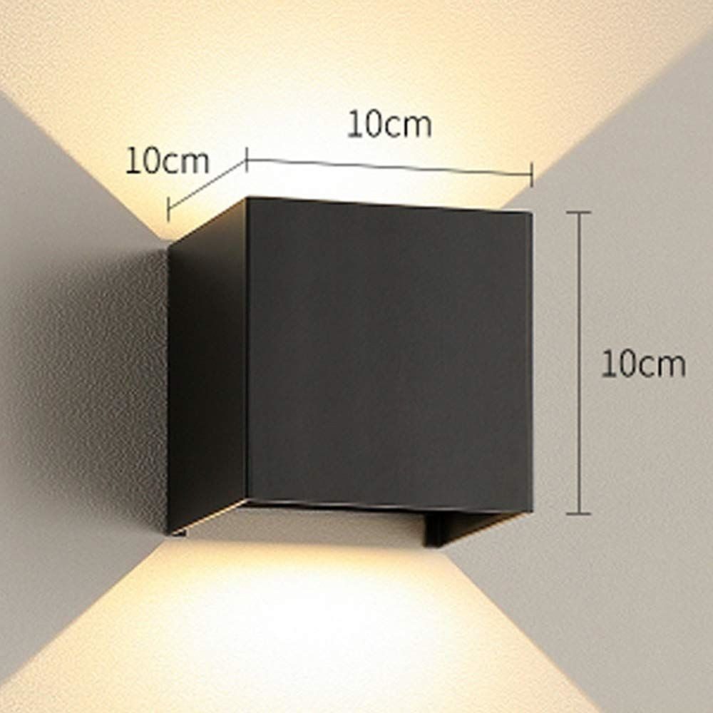 PRIISF Wandleuchte 12W Metall LED Modern Wandlampe Auf und ab Einstellbarer günstig online kaufen