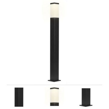 Grafner Sockelleuchten Wegleuchte Standleuchte 100 cm WL10798 anthrazit, ohne Leuchtmittel, Sockelleuchte, Maße: 12,7 x 12,7 x 100 cm