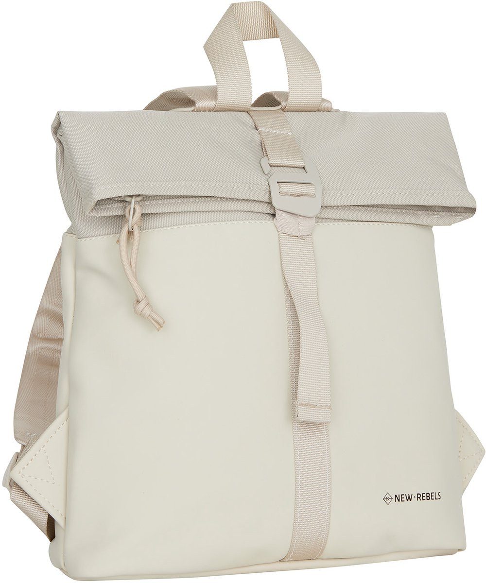 NEW REBELS Rucksack Bruce Los Angeles Beige 7L Rolltop