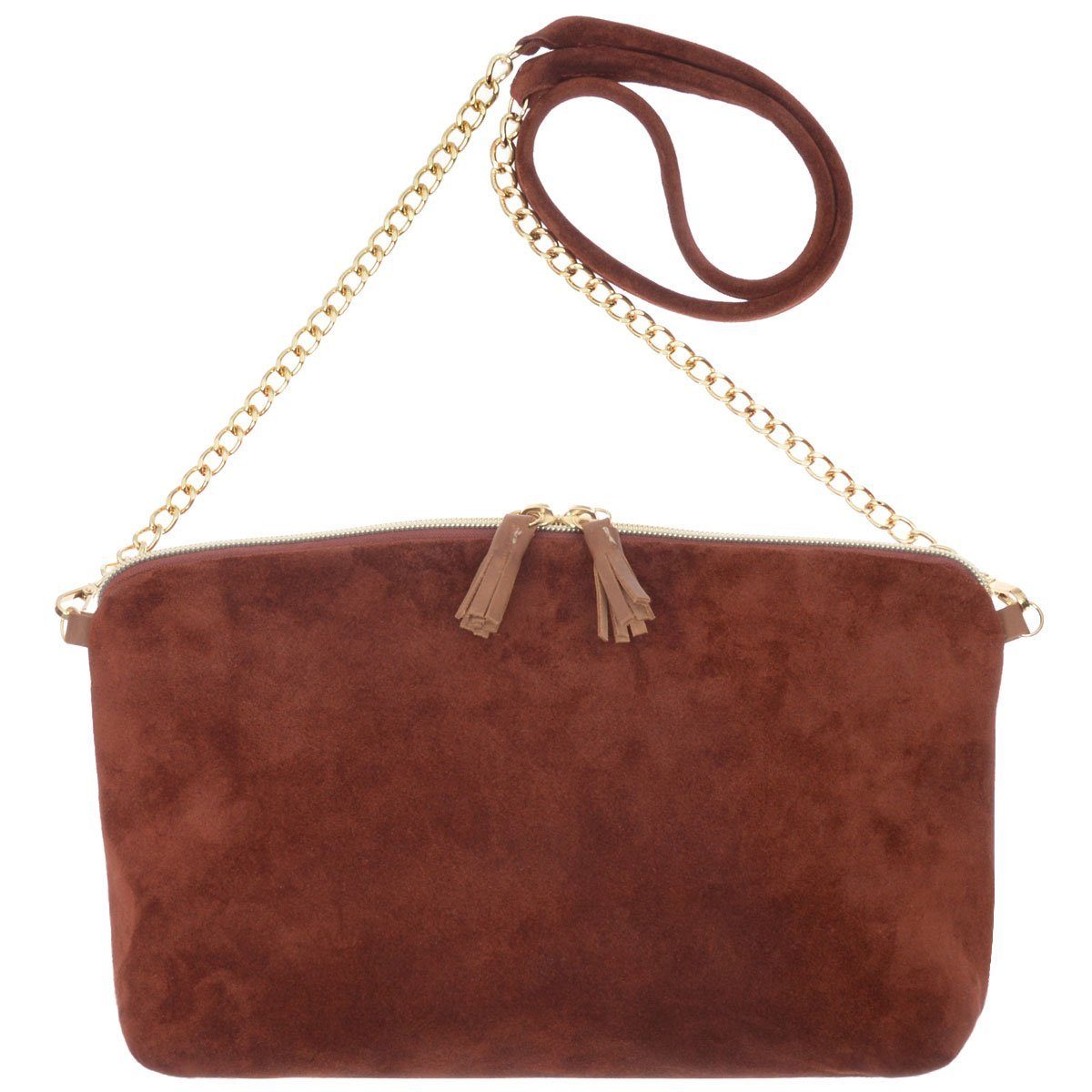 Dorothee Lehnen Umhängetasche / Damentasche / Schultertasche SOFIA BAG, Nubukleder / Leinen