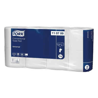TORK Toilettenpapier Universal T4 (64-St), weiß, 2-lagig, 250 Blatt/Rolle