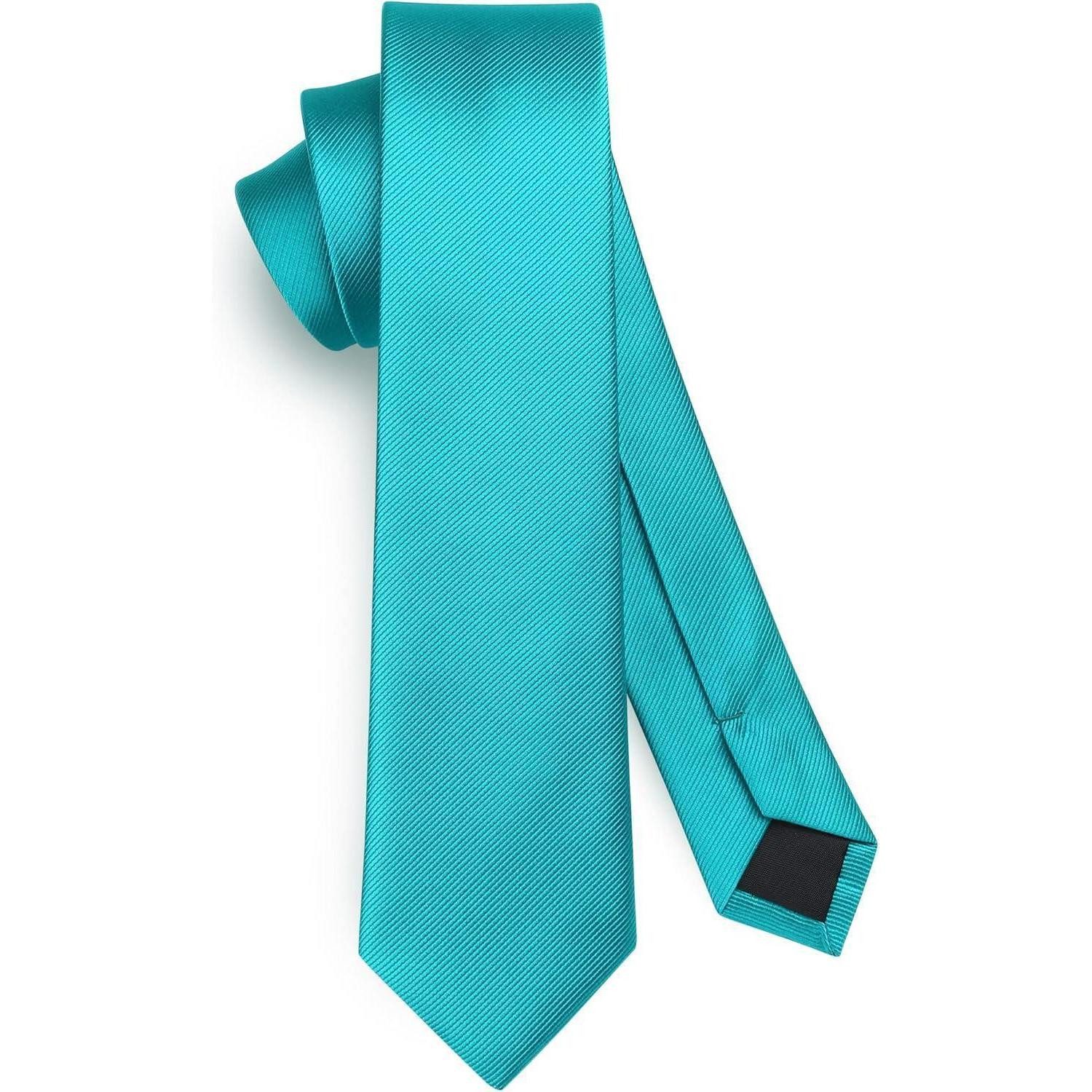 Krawatte Krawatte Herren Seide 6cm Hochzeit Party Business Türkis