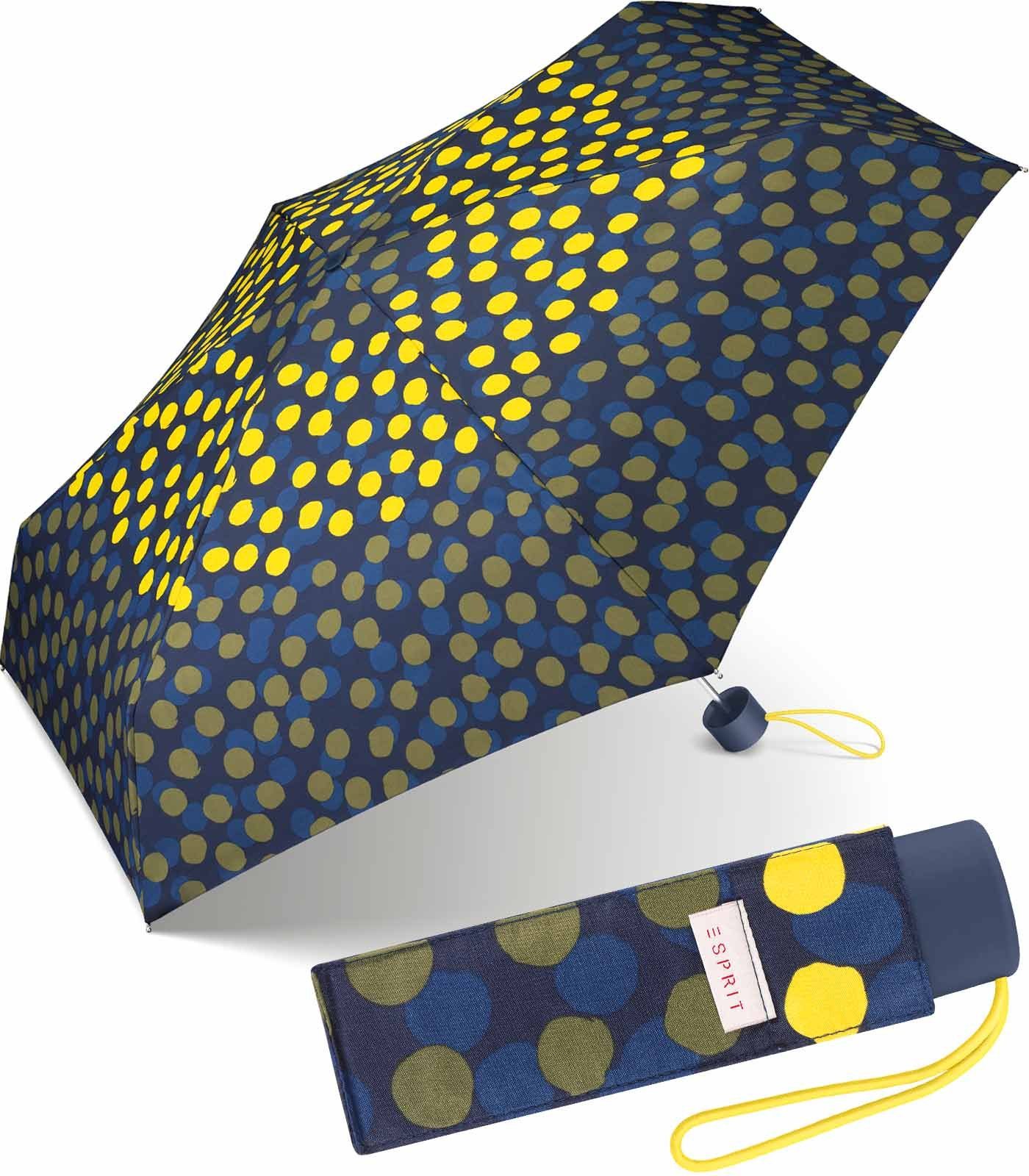 Esprit Taschenregenschirm kleiner, handlicher Schirm für Damen, das besondere Design als Eyecatcher | Taschenschirme
