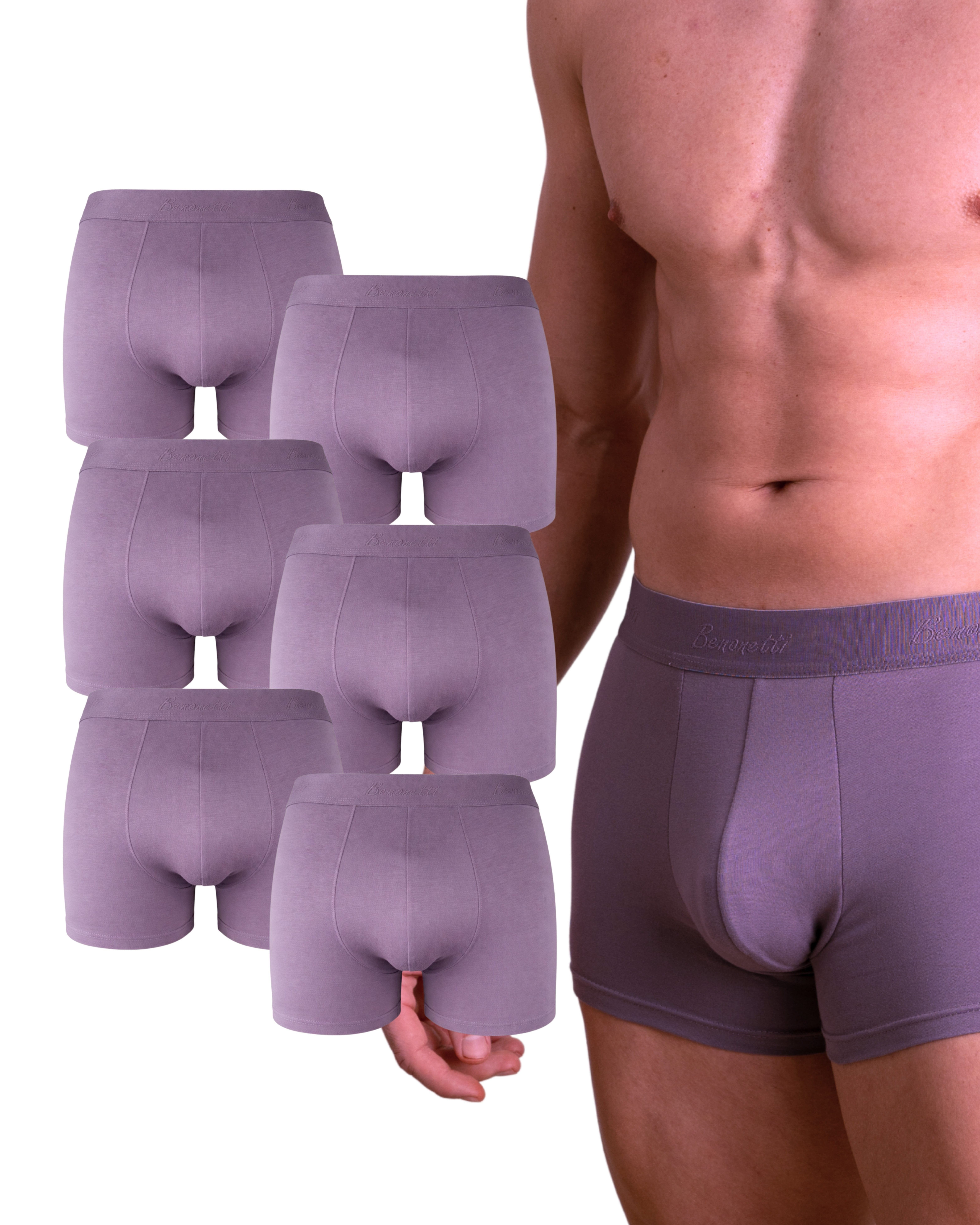 Benonetti Boxershorts 3er & 6er Pack aus Baumwolle mit hoher Tragekomfort (Packung, 6-St) Mit Komfortbund und Logo, ohne kratzenden Zettel