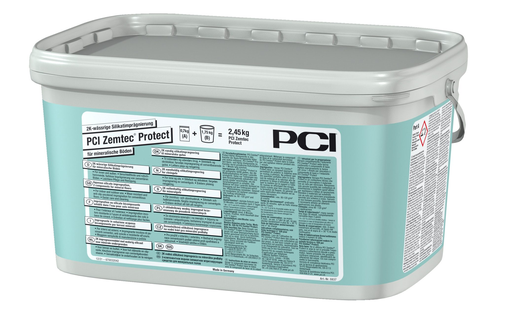 PCI Epoxidharz PCI Zemtec® Protect farblos 2,45 kg