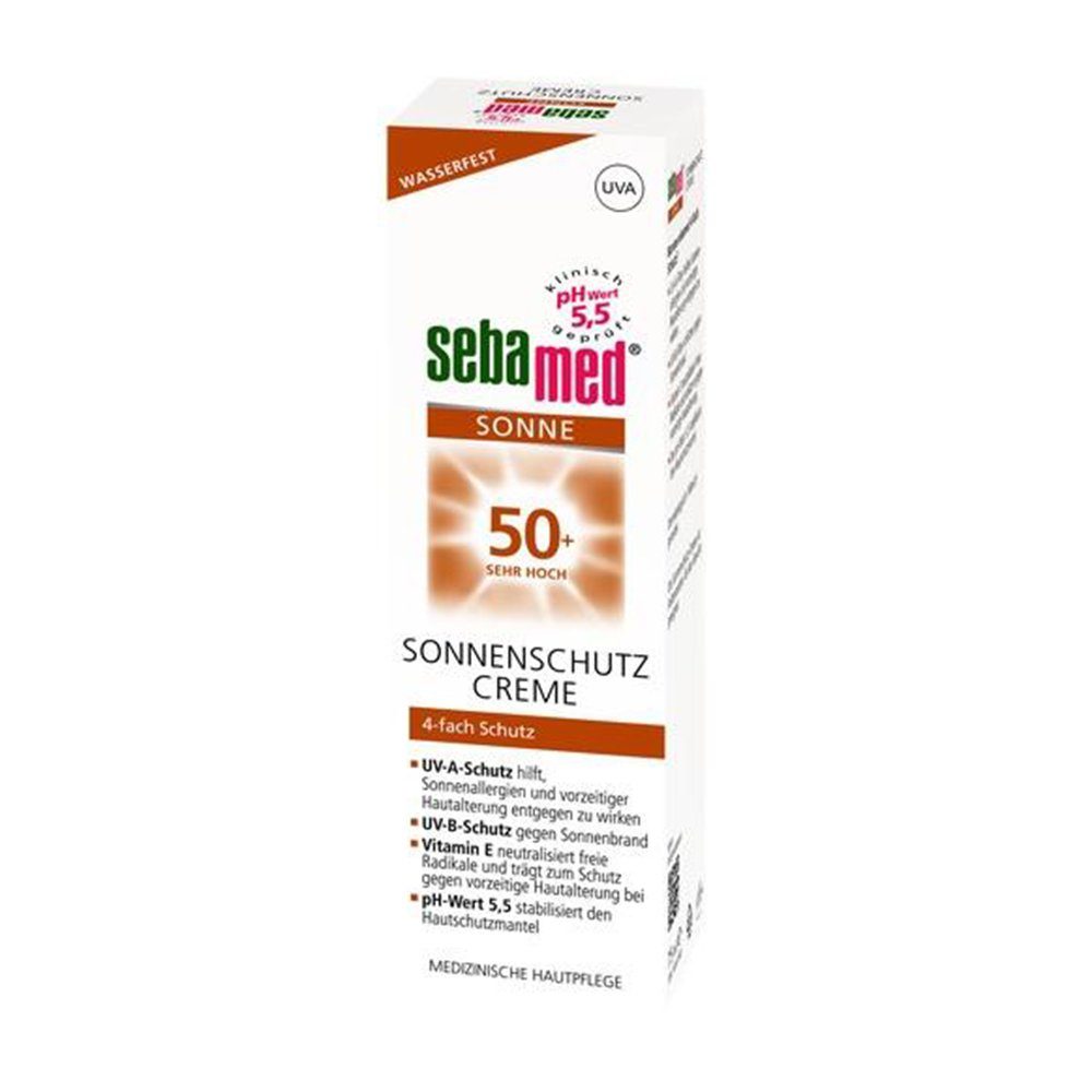 Sebapharma GmbH & Co.KG Sonnenschutzcreme SEBAMED Sonnenschutz Creme LSF 50+, 75 ml