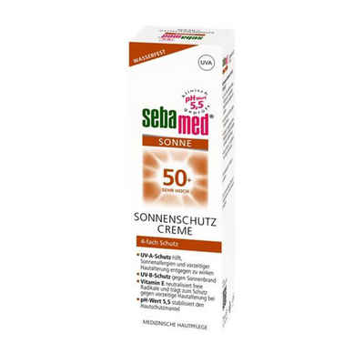 Sebapharma GmbH & Co.KG Sonnenschutzcreme SEBAMED Sonnenschutz Creme LSF 50+, 75 ml