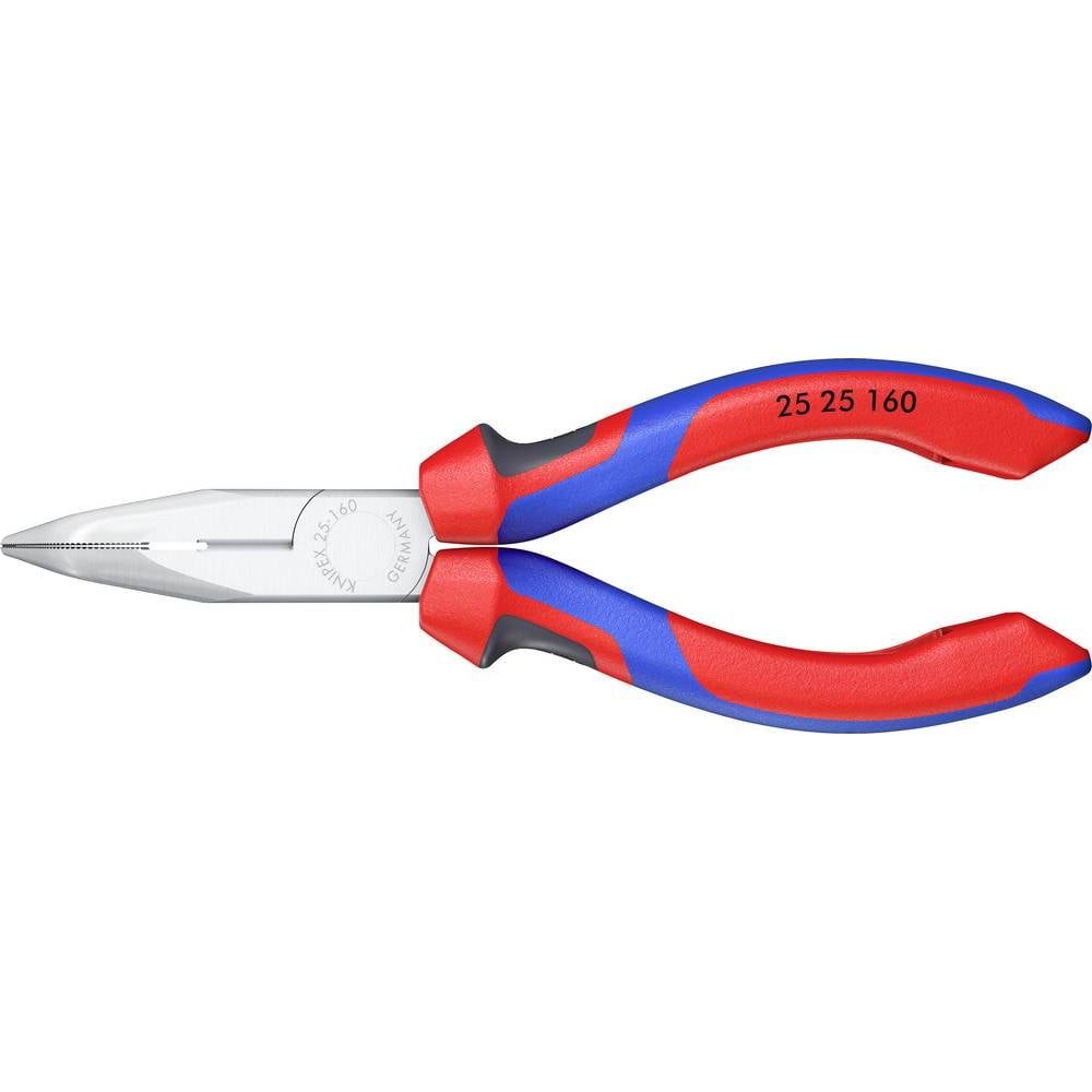 Knipex Flachzange Flachrundzange mit Schneide (Radiozange 25 25 160