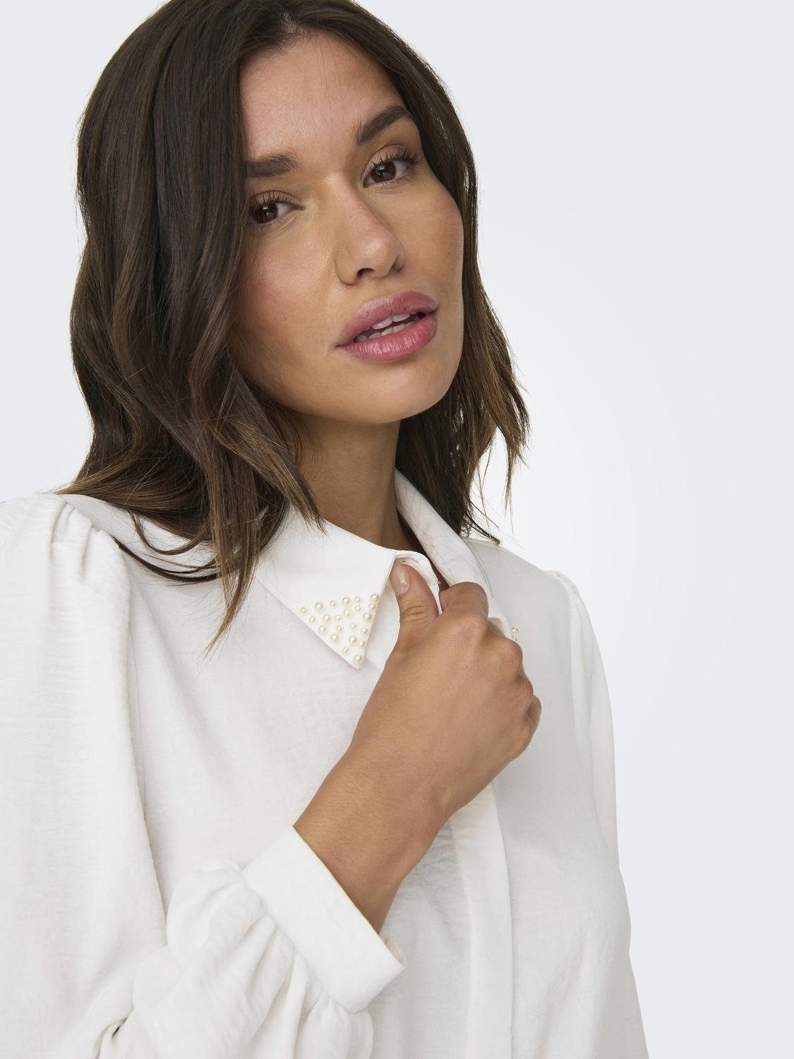 ONLY Hemdbluse ONLMETTE PEARL LS SHIRT WVN Kunstfaser, regular fit – Bild 4 von 5