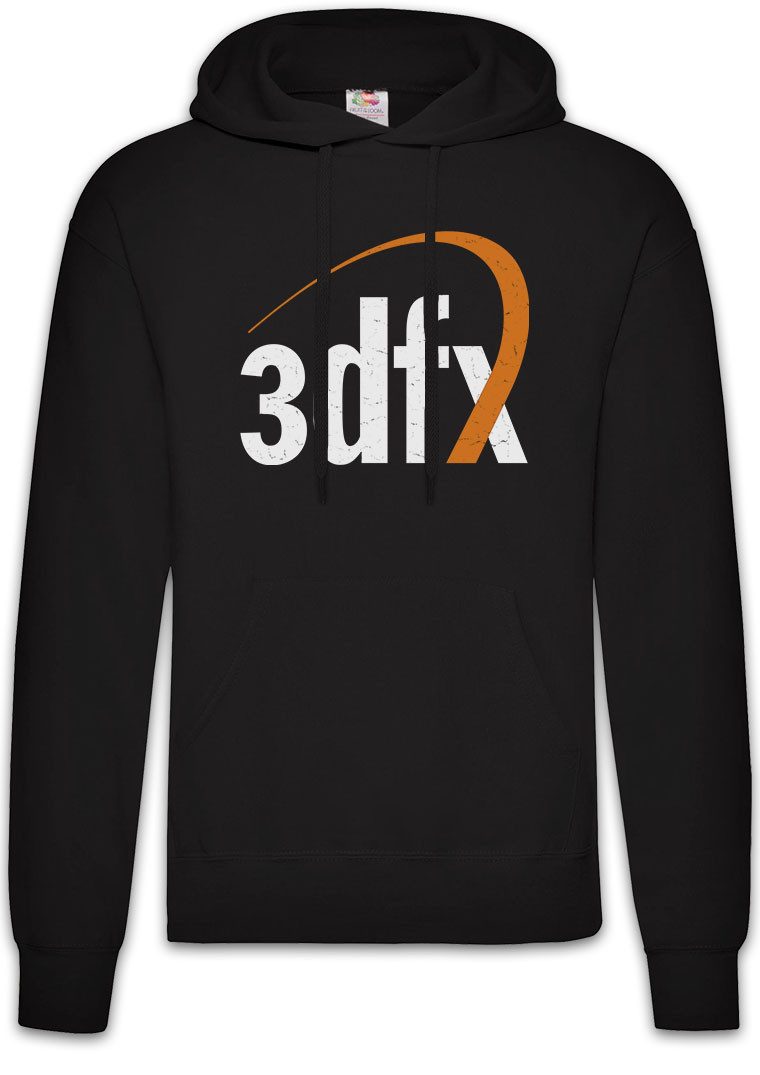 Hoodie 3DFX Logo Herren Hoodie Retro Vintage PC Computer Chip Faded Company